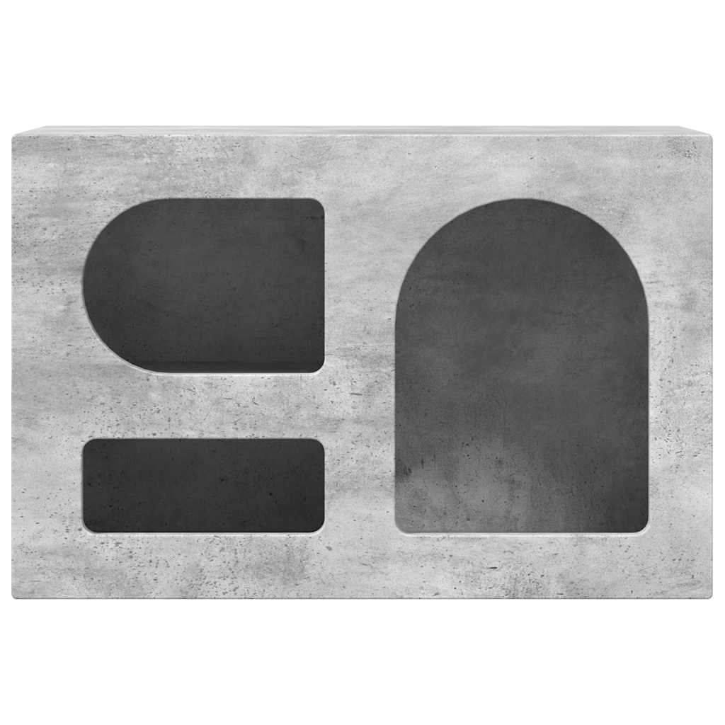 Cabinet TV Gri din beton 60 x 35 x 40 cm Lemn compozit — imaginea 6