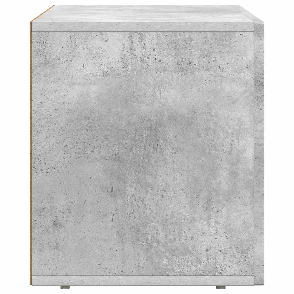 Cabinet TV Gri din beton 60 x 35 x 40 cm Lemn compozit — imaginea 7