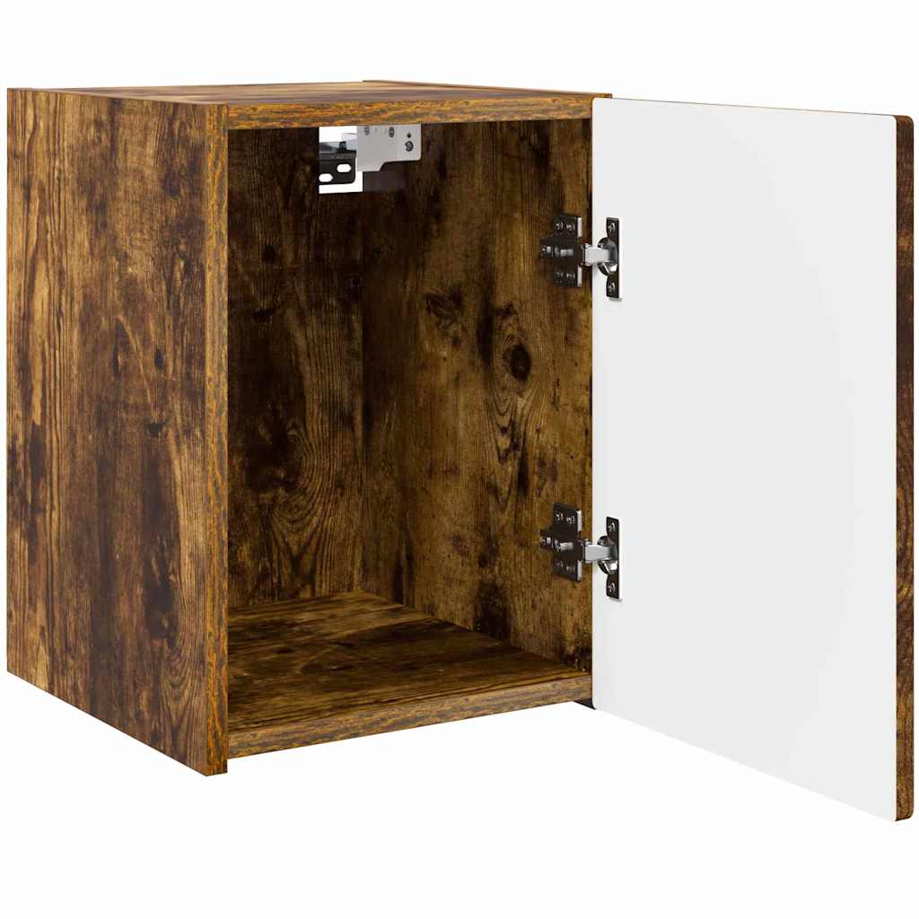 Dulap TV de perete Stejar fumuriu 30 x 31 x 40 cm Lemn compozit — imaginea 6