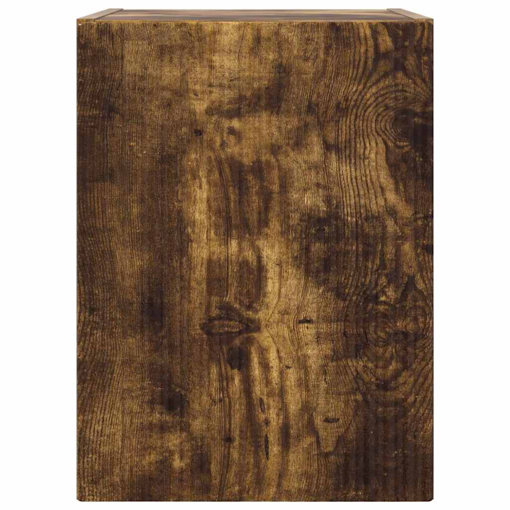 Dulap TV de perete Stejar fumuriu 30 x 31 x 40 cm Lemn compozit — imaginea 7