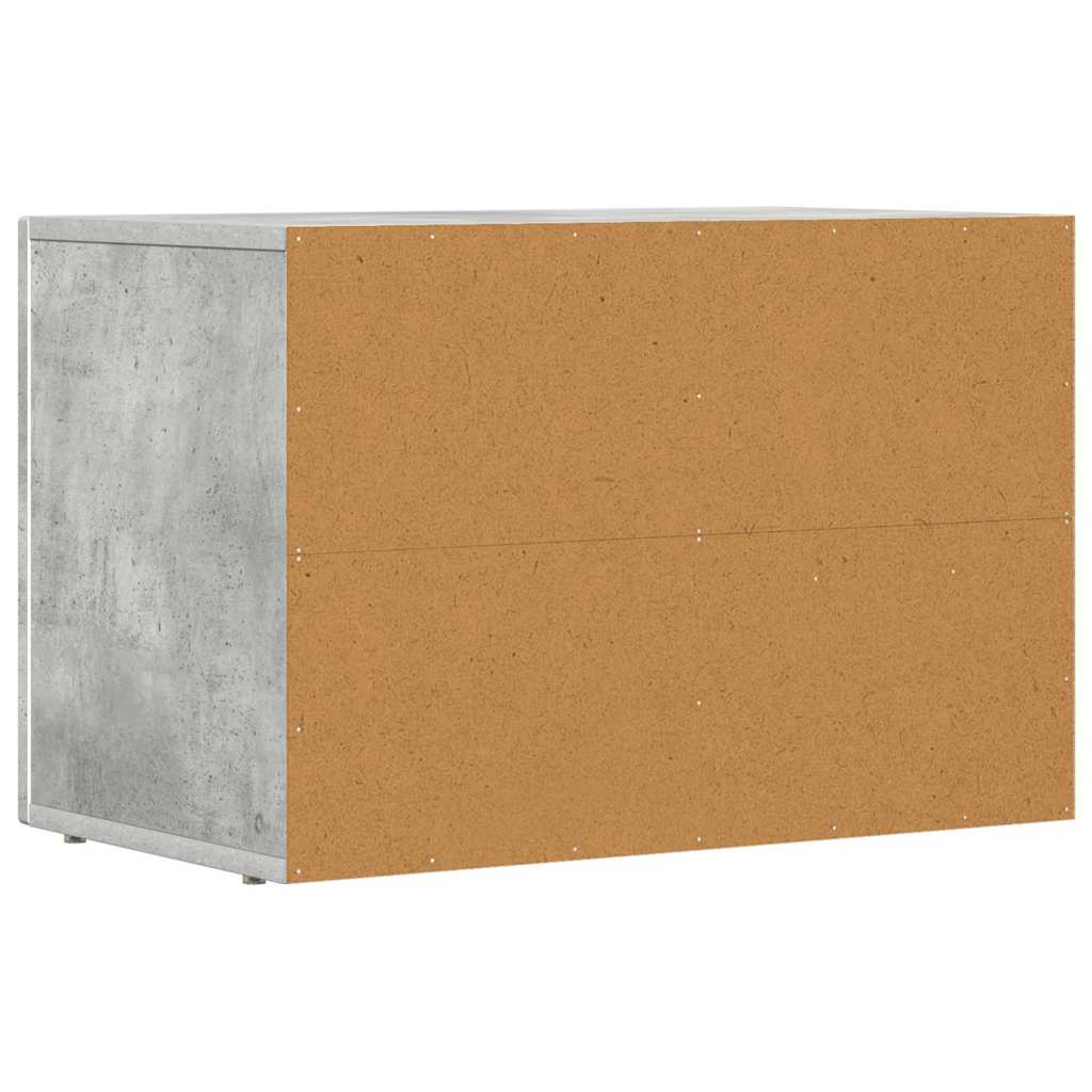 Cabinet TV Gri din beton 60 x 35 x 40 cm Lemn compozit — imaginea 8