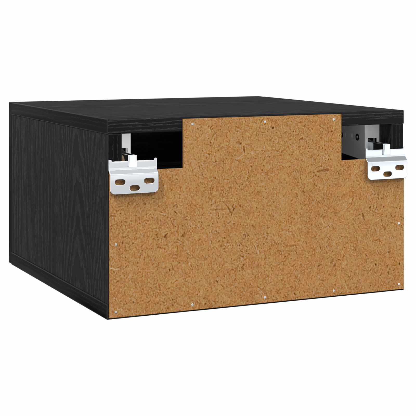 Noptiera Stejar Negru 35 x 35 x 20 cm Lemn compozit — imaginea 7