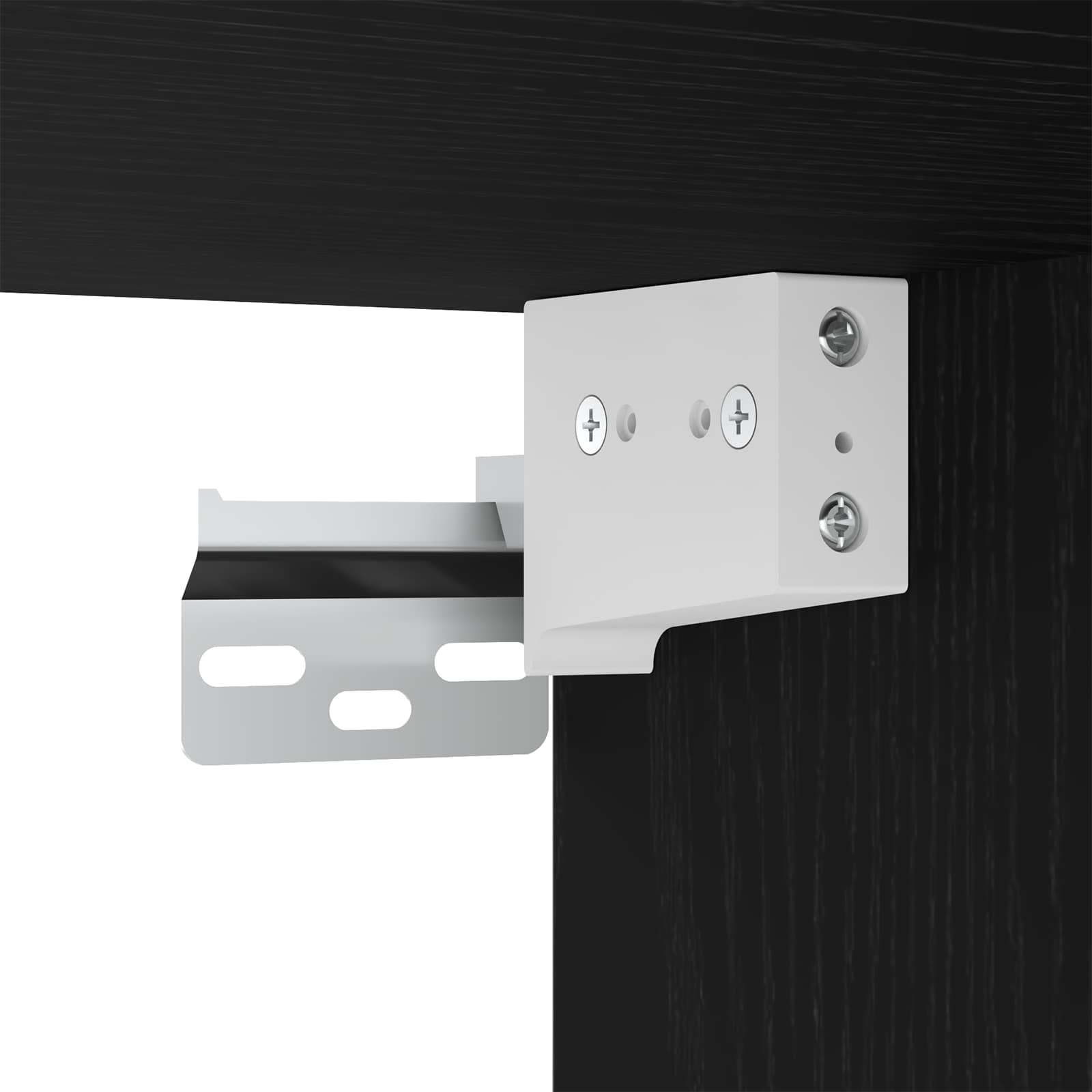 Noptiera Stejar Negru 35 x 35 x 20 cm Lemn compozit — imaginea 8