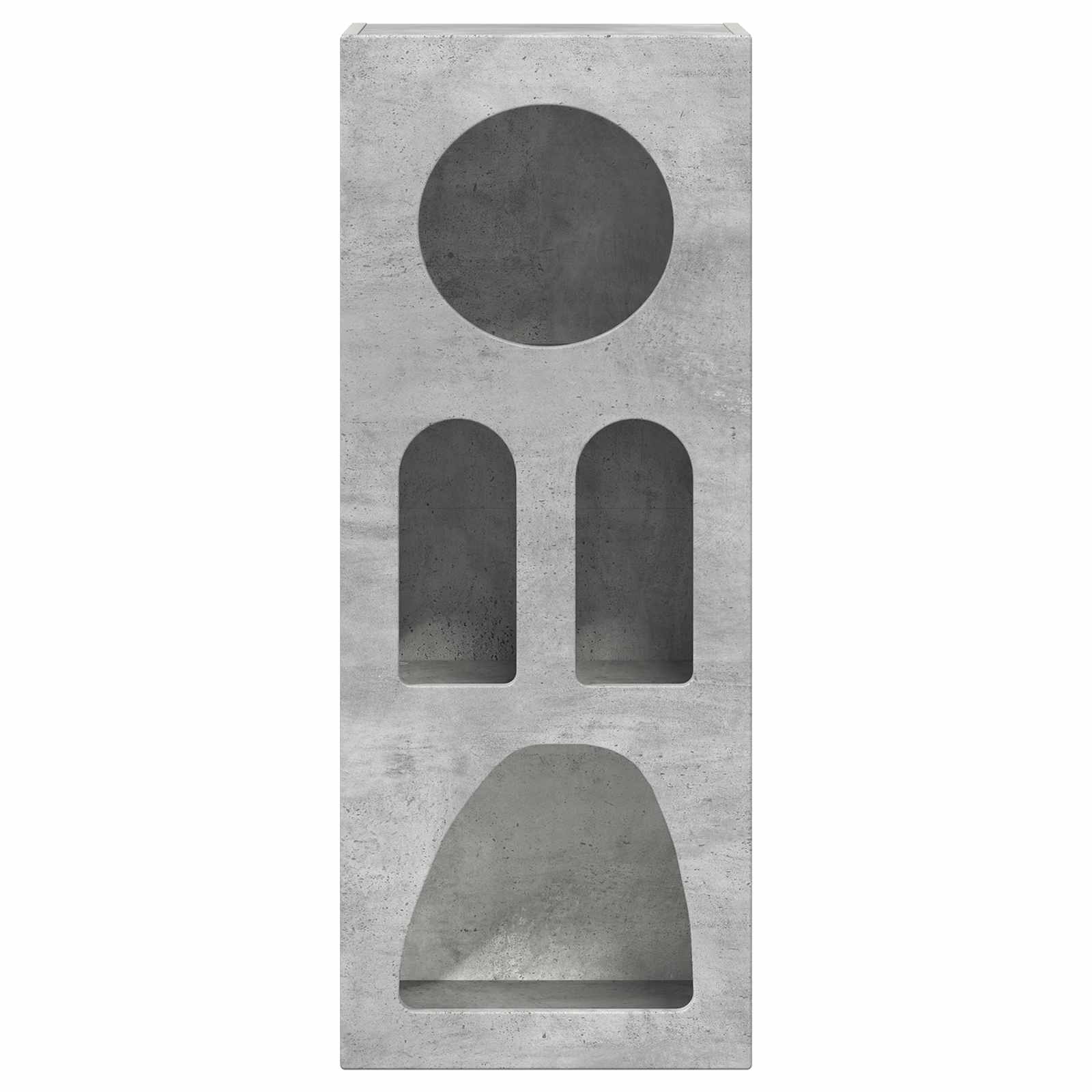 Bufet Gri din beton 40 x 35 x 100.5 cm Lemn compozit — imaginea 6