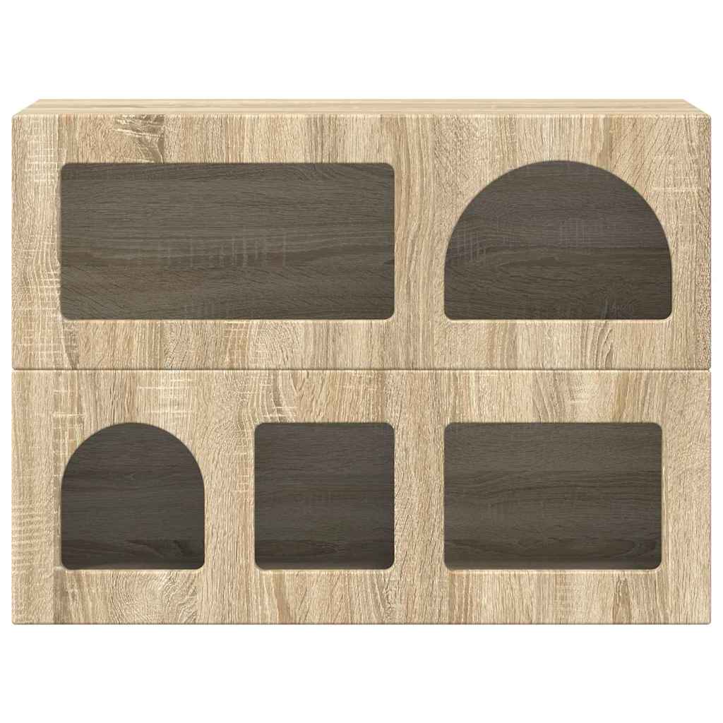 Bufet Stejar Sonoma 80.5 x 35 x 59 cm Lemn compozit — imaginea 7