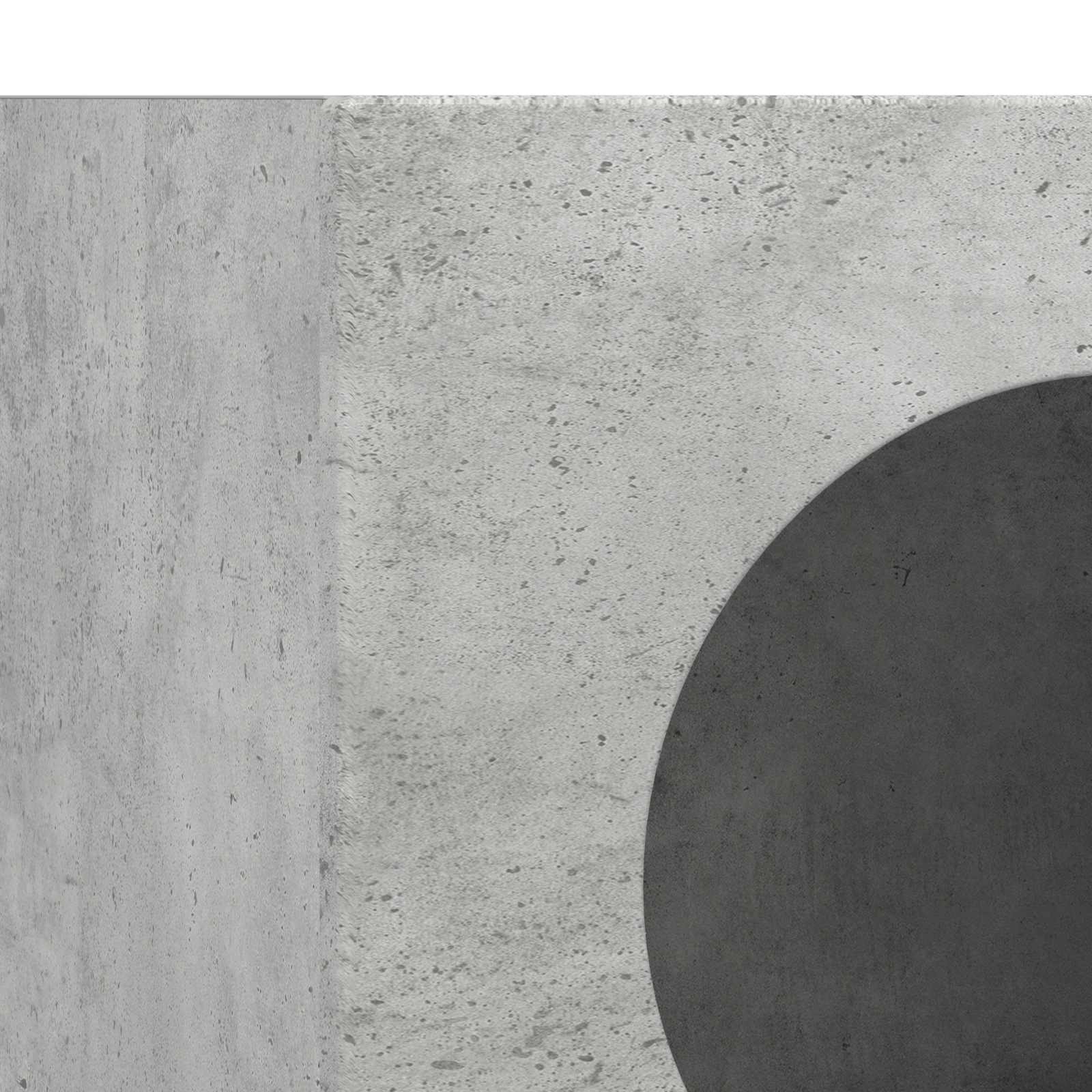 Bufet Gri din beton 40 x 35 x 100.5 cm Lemn compozit — imaginea 9