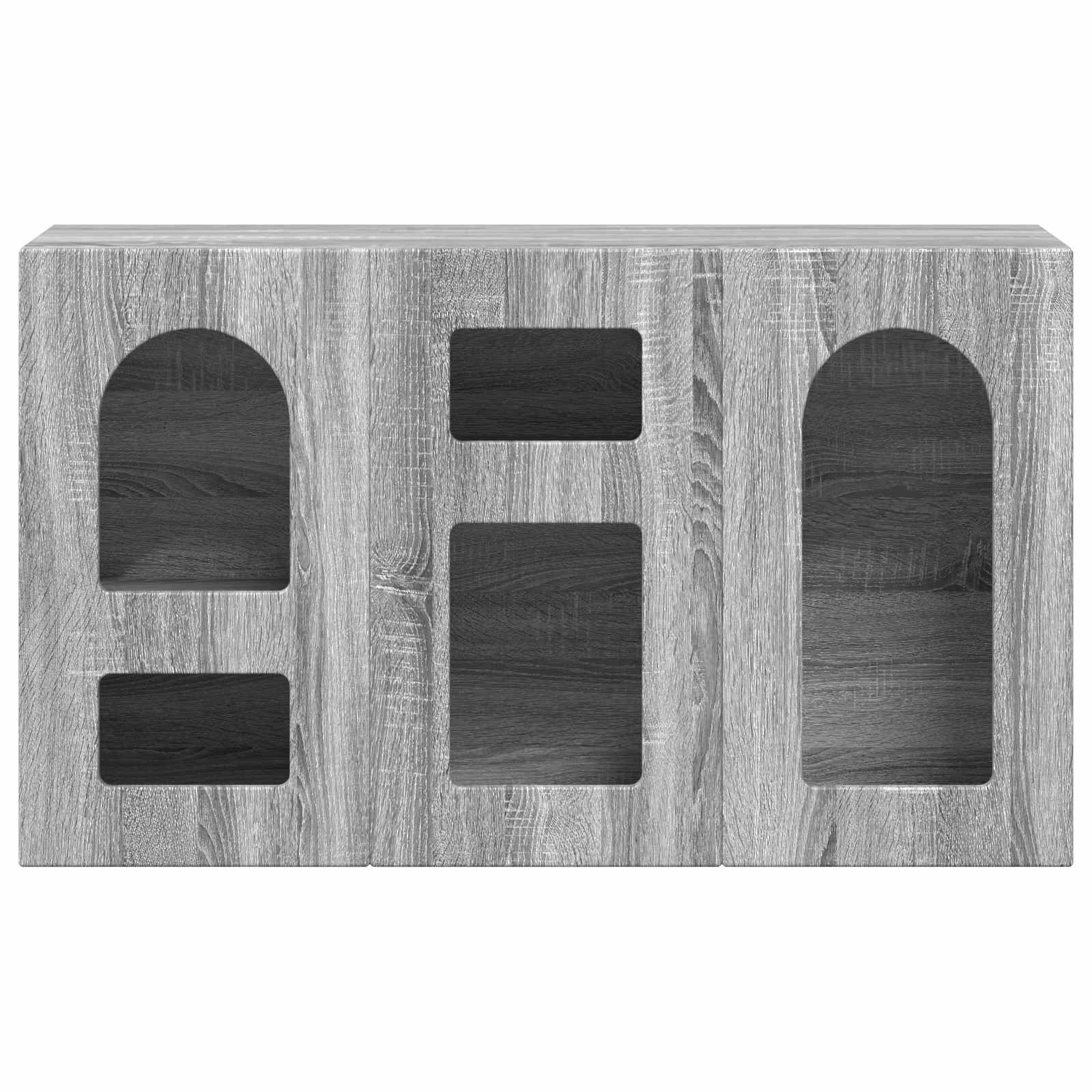 Bufet Gri Sonoma 100 x 35 x 59 cm Lemn compozit — imaginea 6
