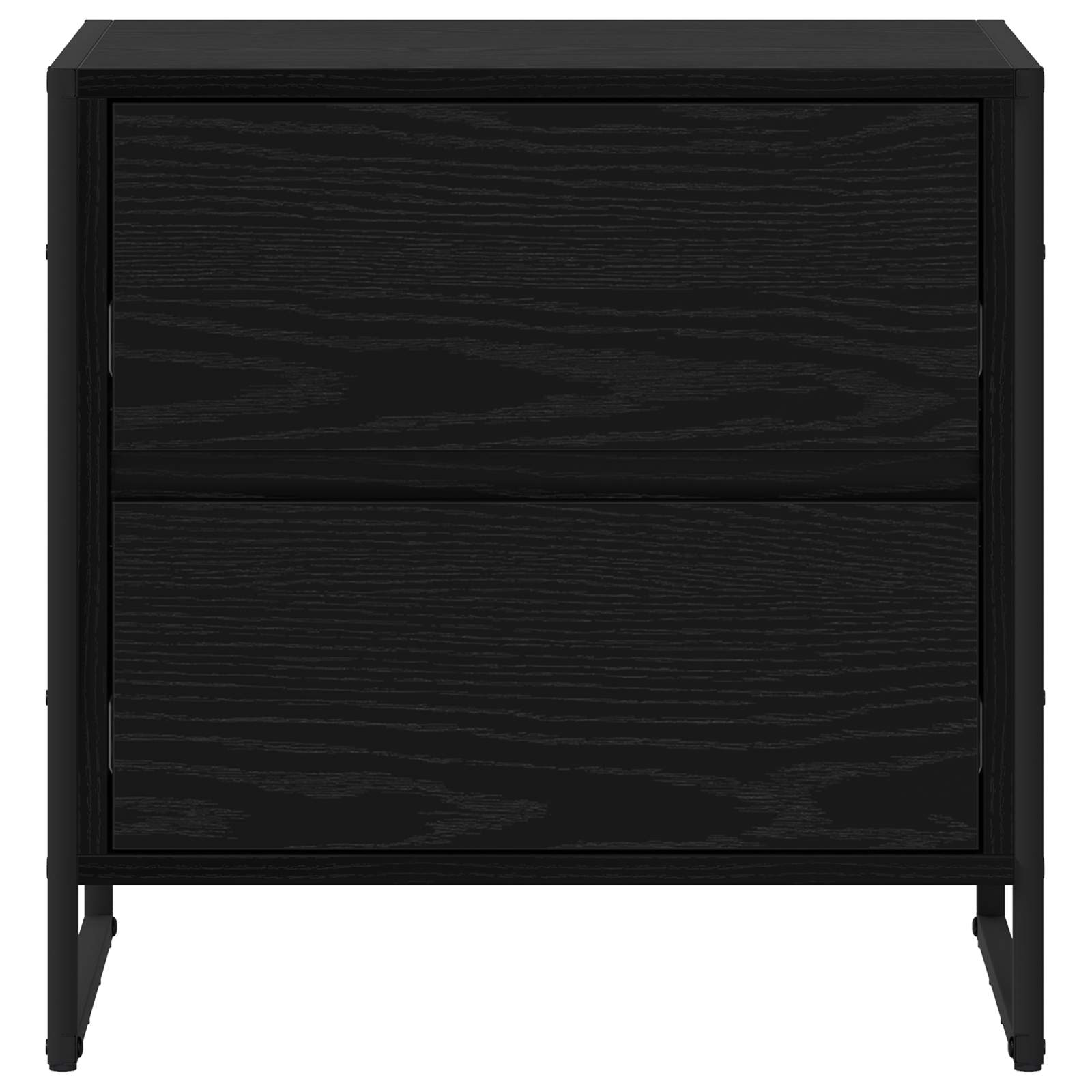 Noptiera cu sertar Stejar Negru 50 x 39.5 x 50 cm Lemn compozit — imaginea 5