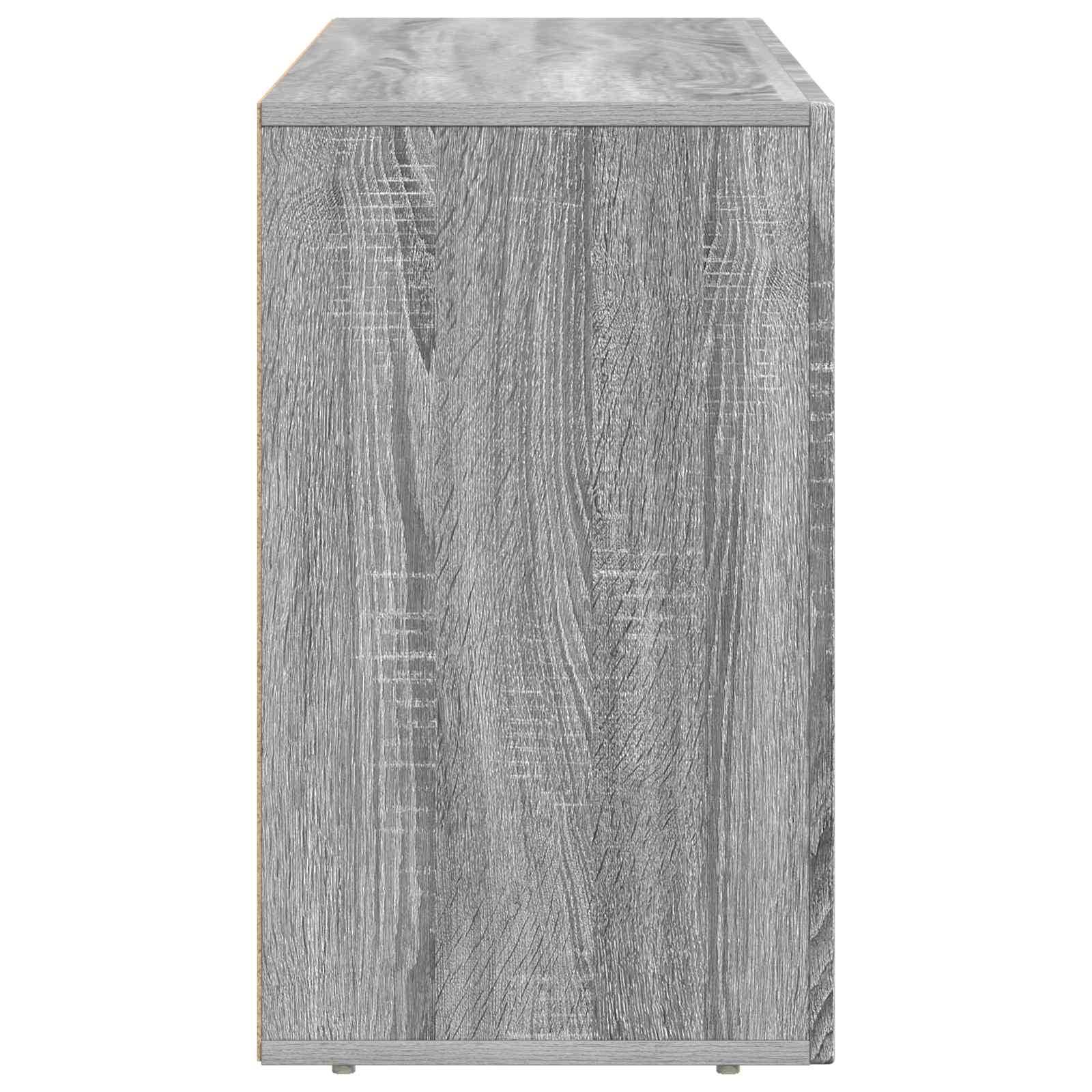 Bufet Gri Sonoma 100 x 35 x 59 cm Lemn compozit — imaginea 7