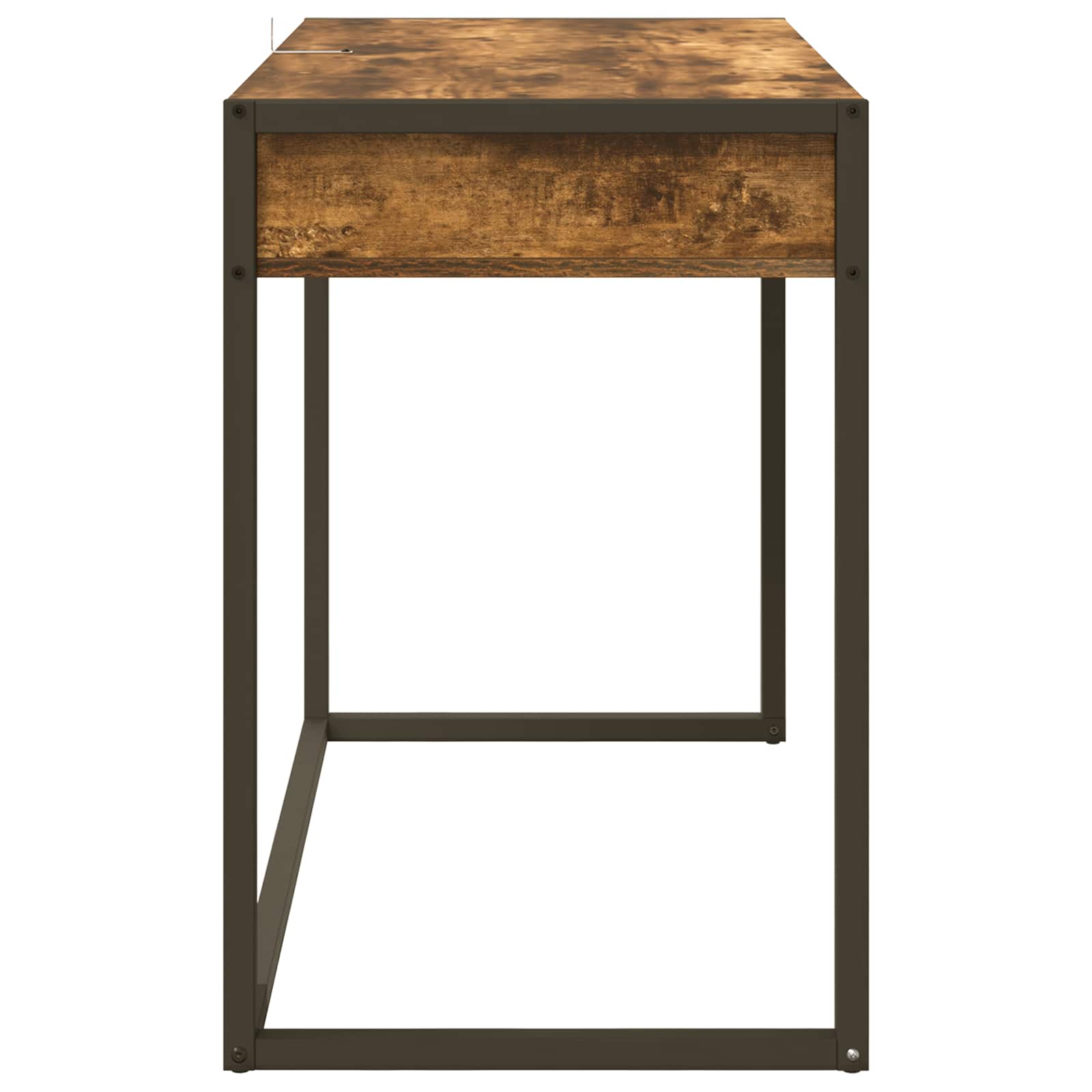 Birou Stejar fumuriu 100 x 50 x 75 cm Lemn compozit — imaginea 6