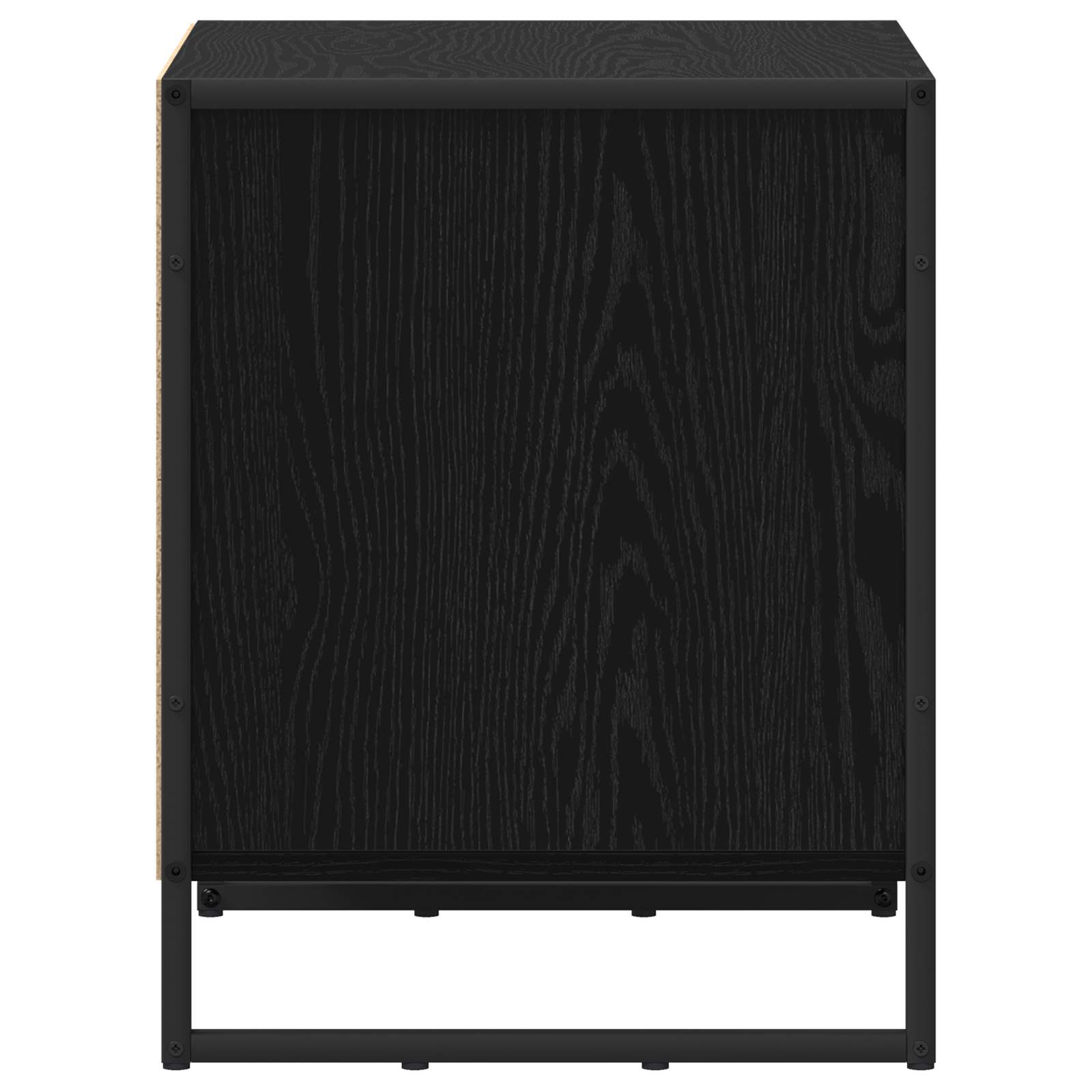 Noptiera cu sertar Stejar Negru 50 x 39.5 x 50 cm Lemn compozit — imaginea 6