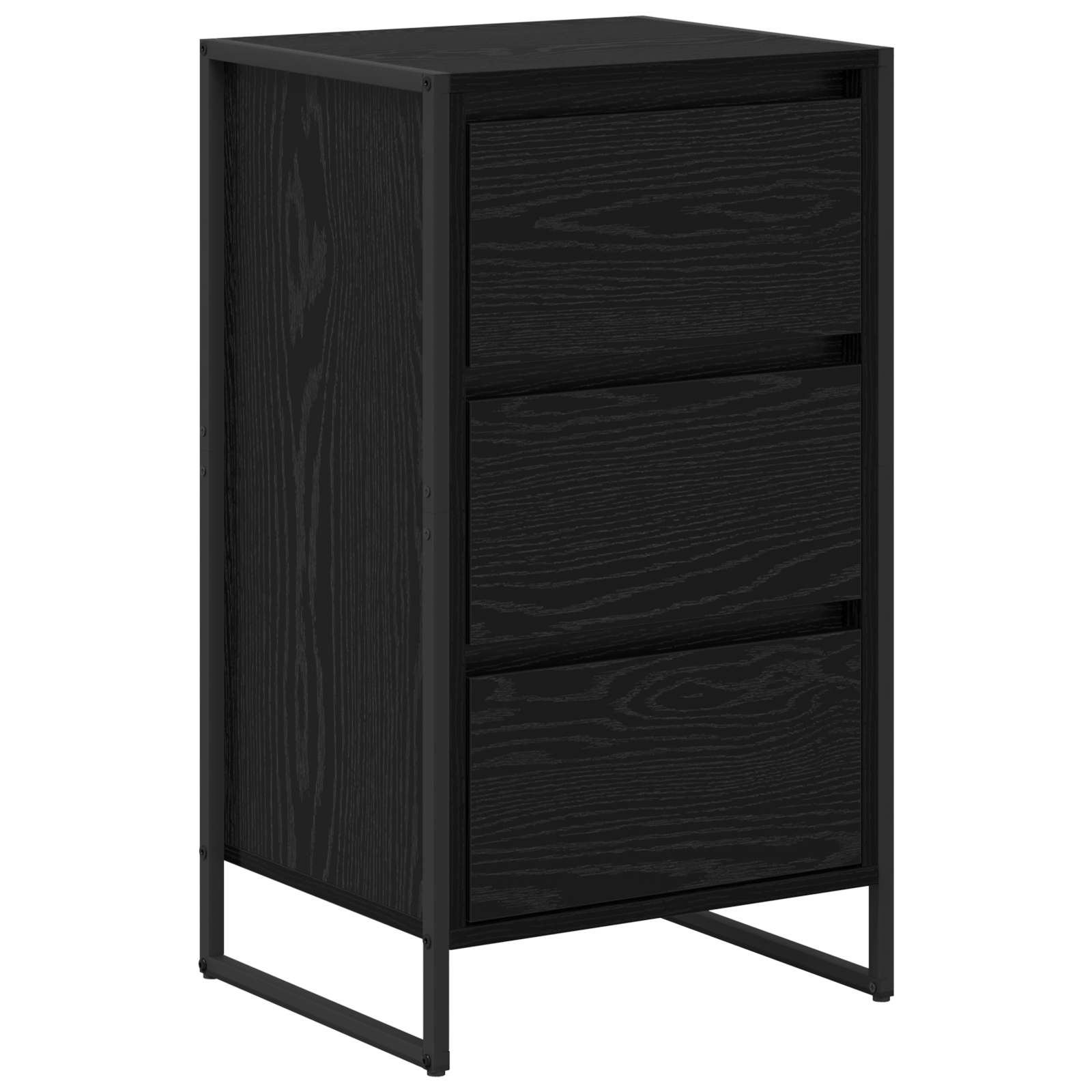 Bufet cu sertar Stejar Negru 42 x 36 x 75.5 cm Lemn compozit