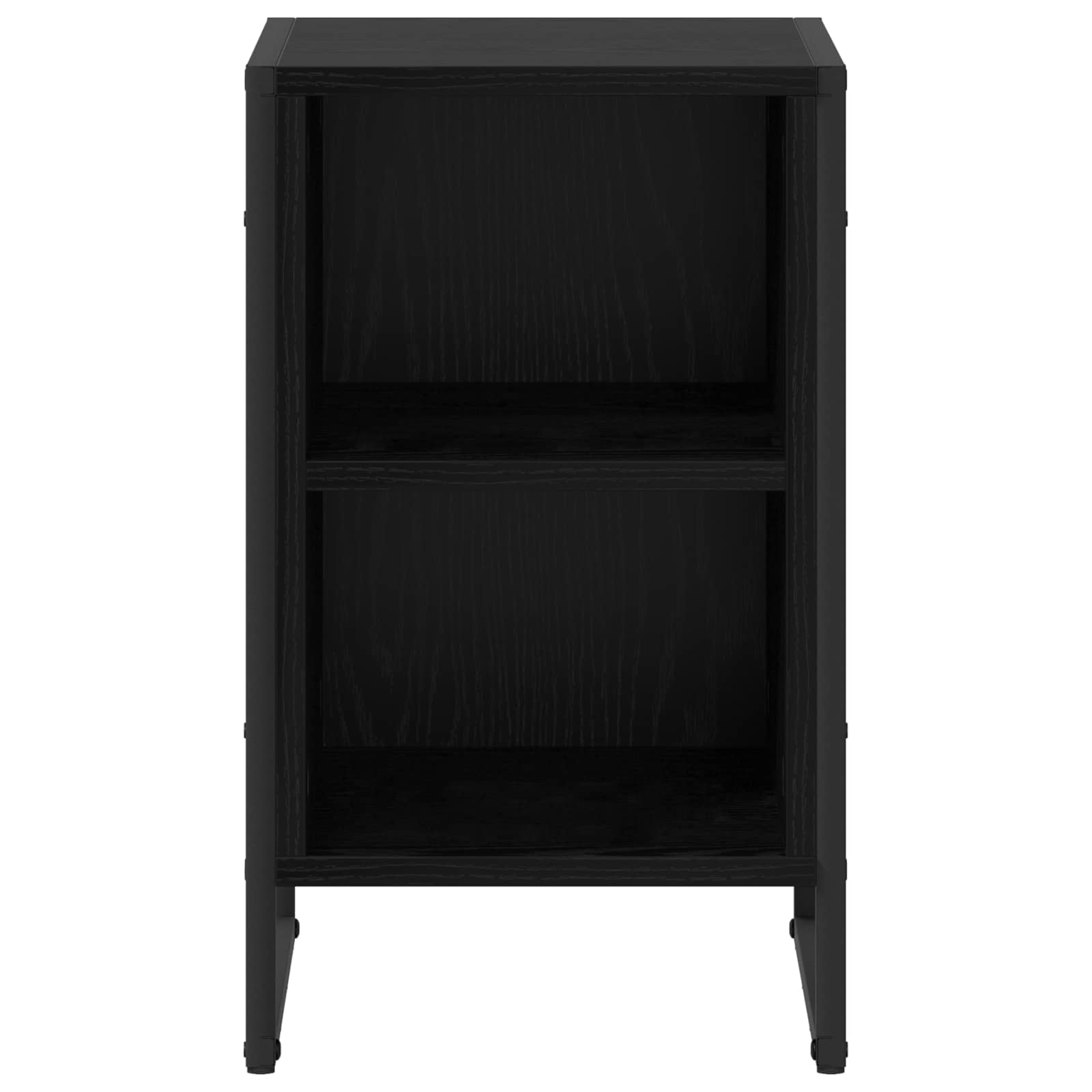 Noptiera 2 pcs Stejar Negru 39.5 x 30 x 50 cm Lemn compozit — imaginea 6