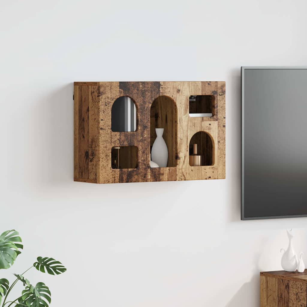Dulap suspendat Lemn vechi 60 x 20 x 40 cm Lemn compozit — imaginea 2