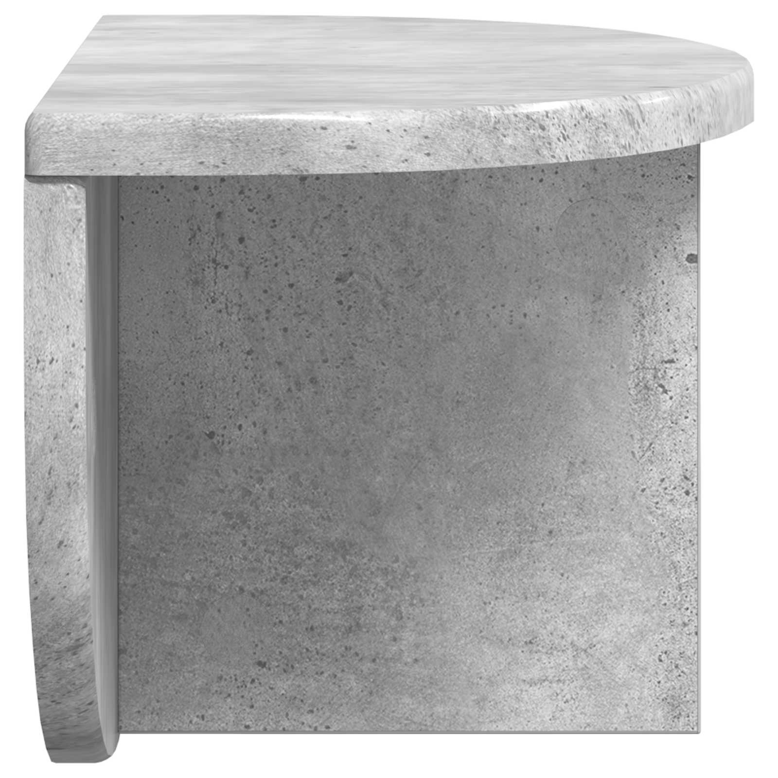 Raft de perete Pe perete 2 pcs Gri din beton 38 x 19 x 19 cm — imaginea 7