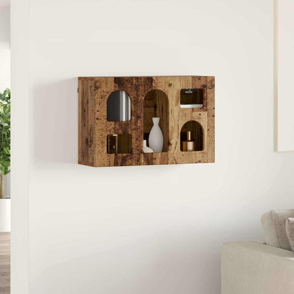 Dulap suspendat Lemn vechi 60 x 20 x 40 cm Lemn compozit — imaginea 5