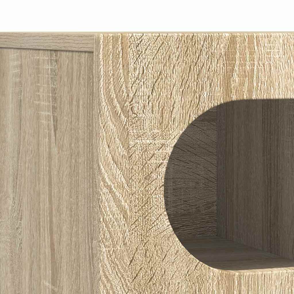 Cabinet TV Stejar Sonoma 100 x 35 x 40 cm Lemn compozit — imaginea 9