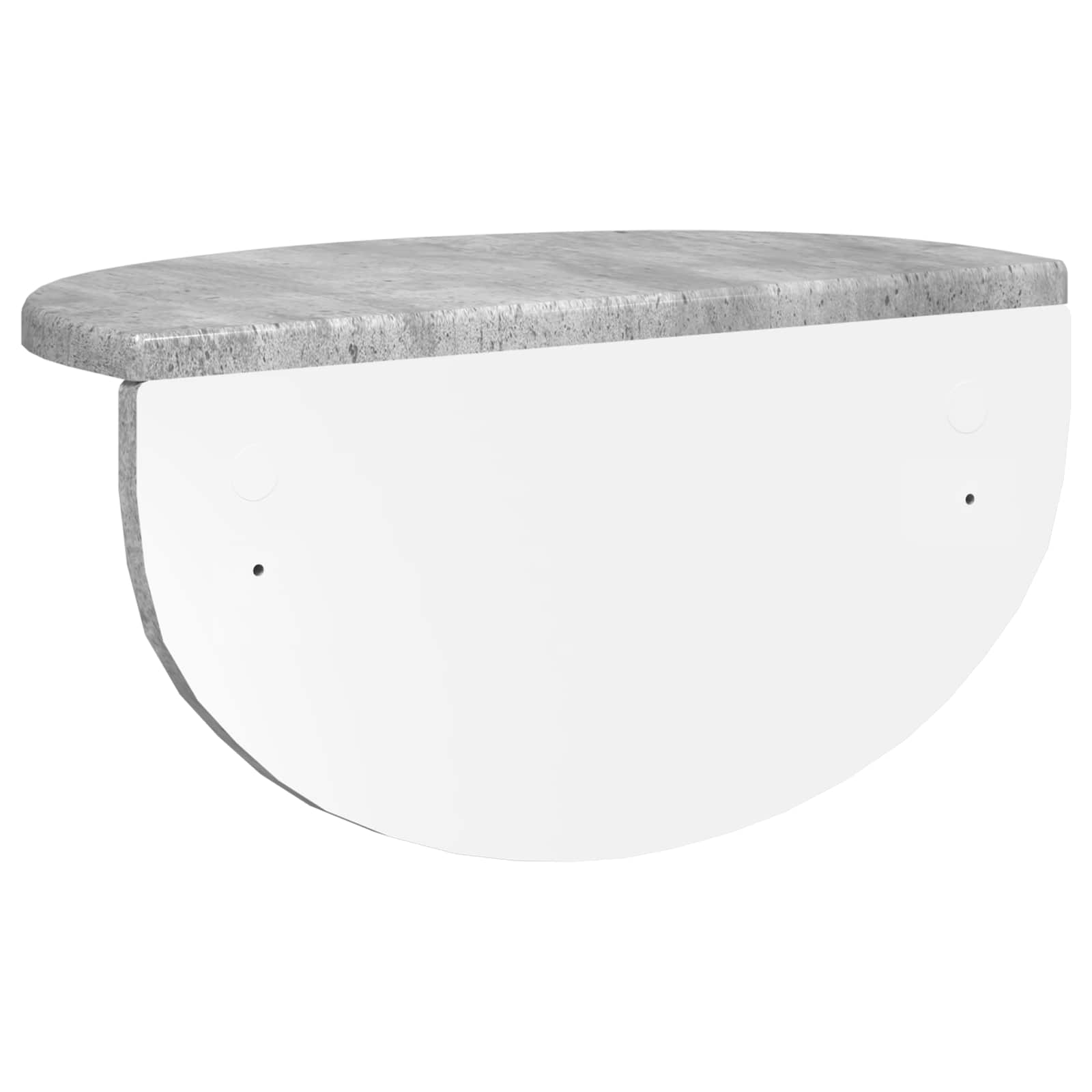 Raft de perete Pe perete 2 pcs Gri din beton 38 x 19 x 19 cm — imaginea 8