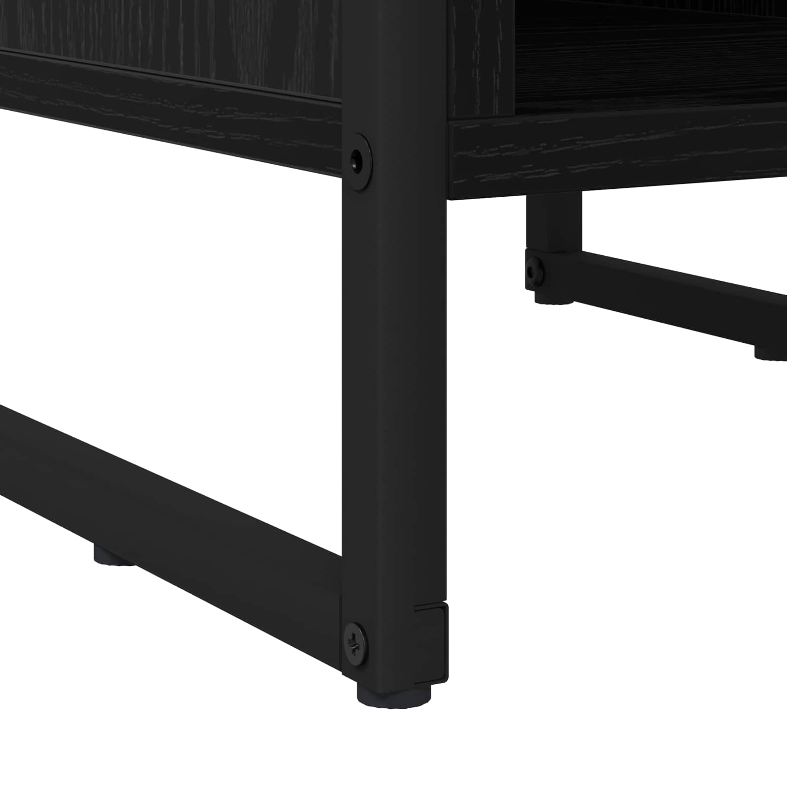 Noptiera 2 pcs Stejar Negru 39.5 x 30 x 50 cm Lemn compozit — imaginea 10