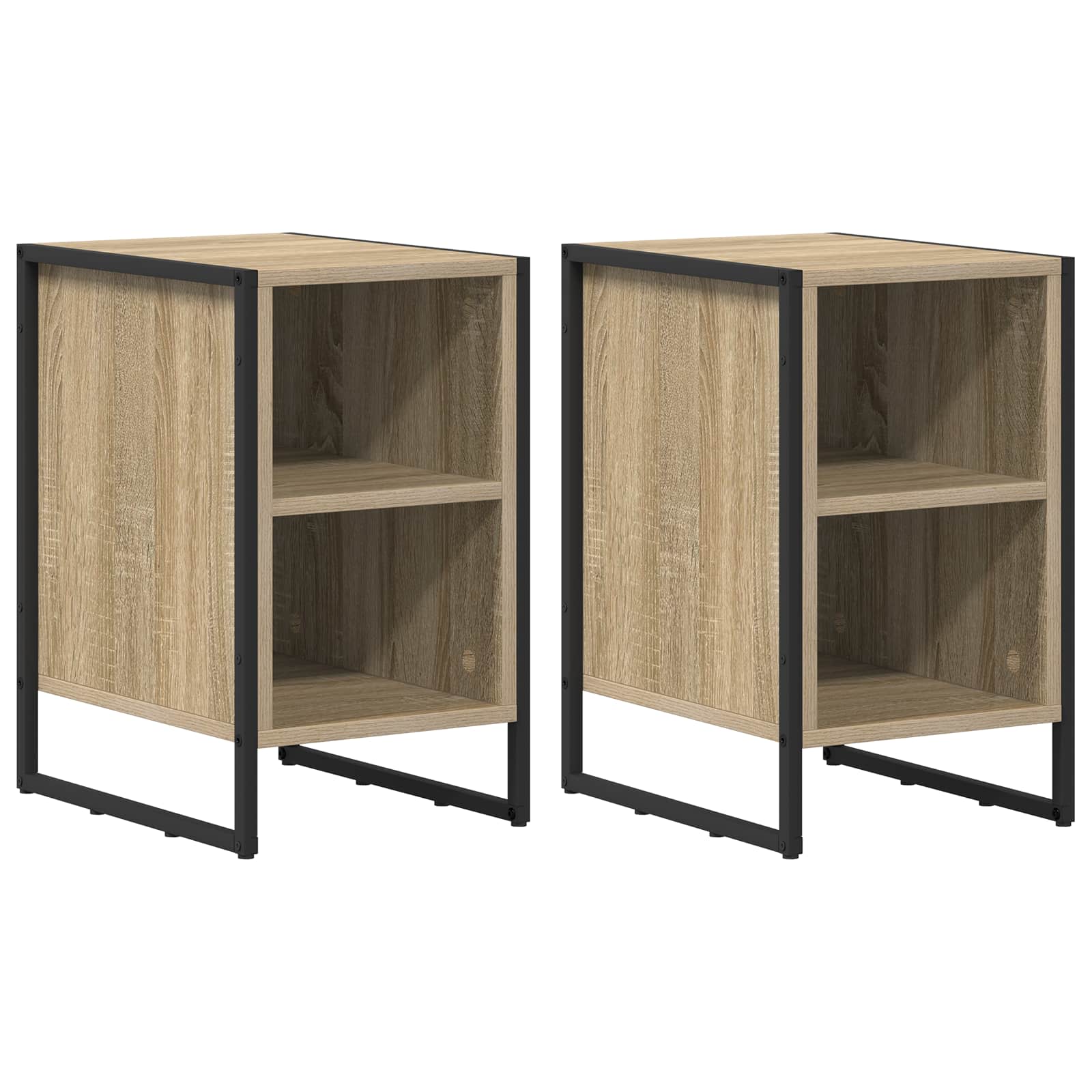 Noptiera 2 pcs Sonoma 39.5 x 30 x 50 cm Lemn compozit