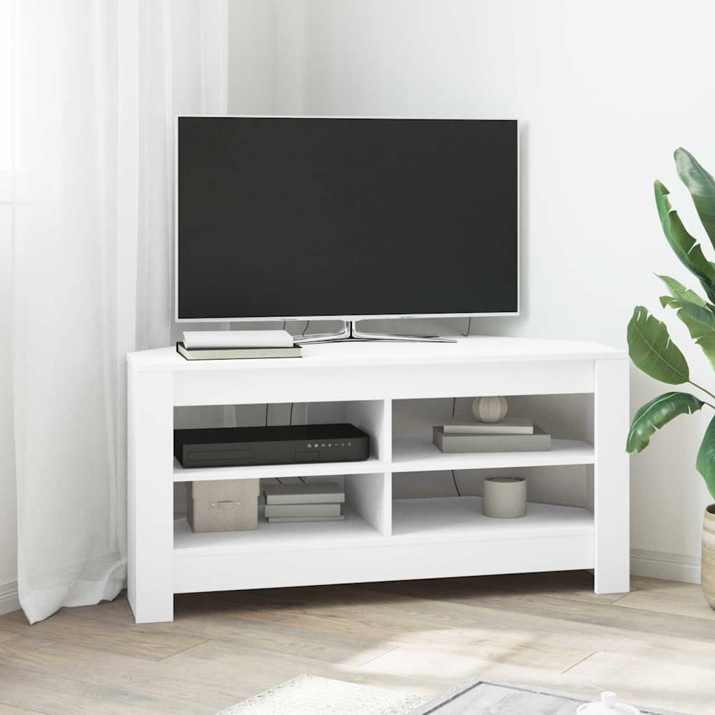 DulapdecoltpentruTV Alb 102 x 40,5 x 45 cm Lemn compozit — imaginea 2