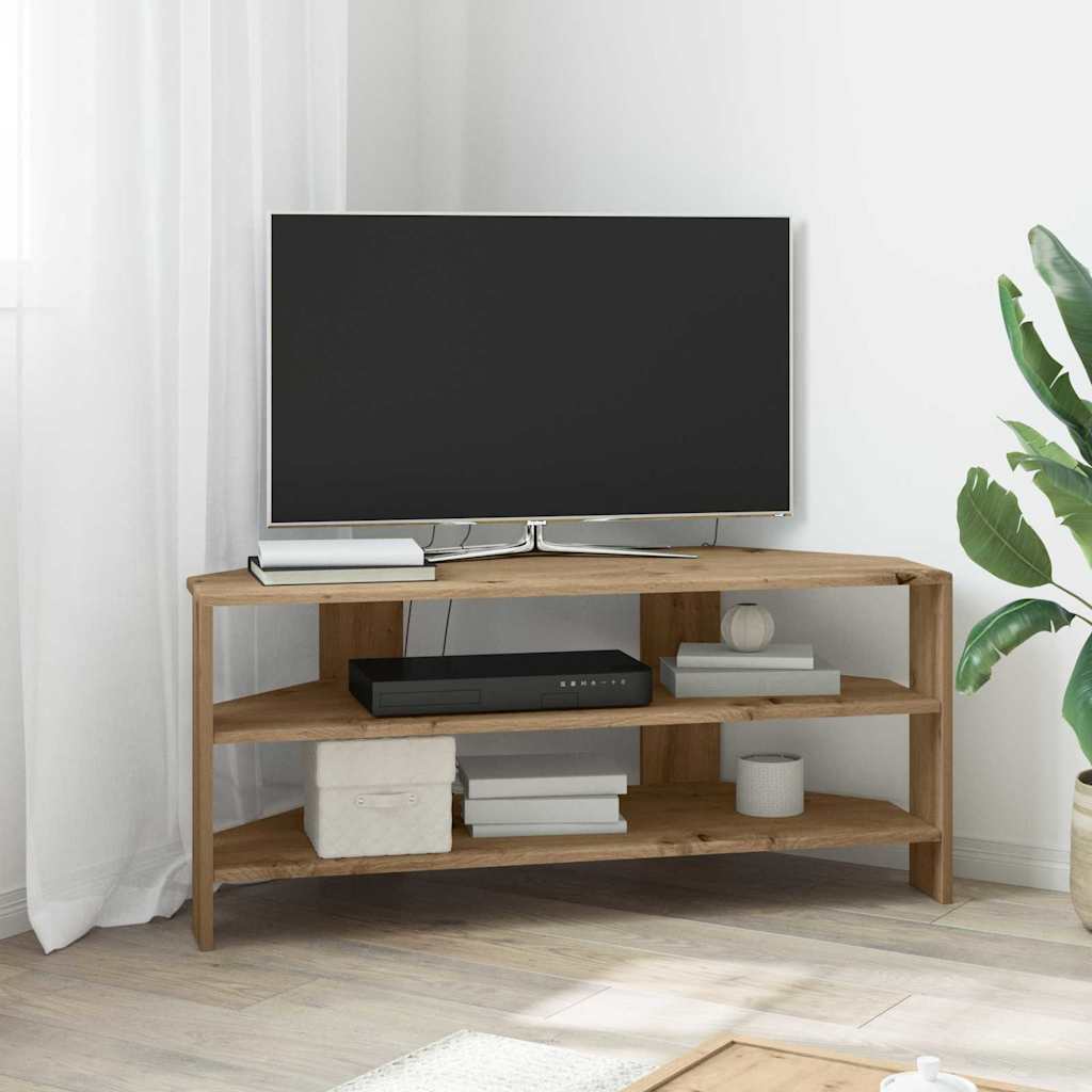 DulapdecoltpentruTV Stejar Artizanal 102x40,5x45cm — imaginea 2