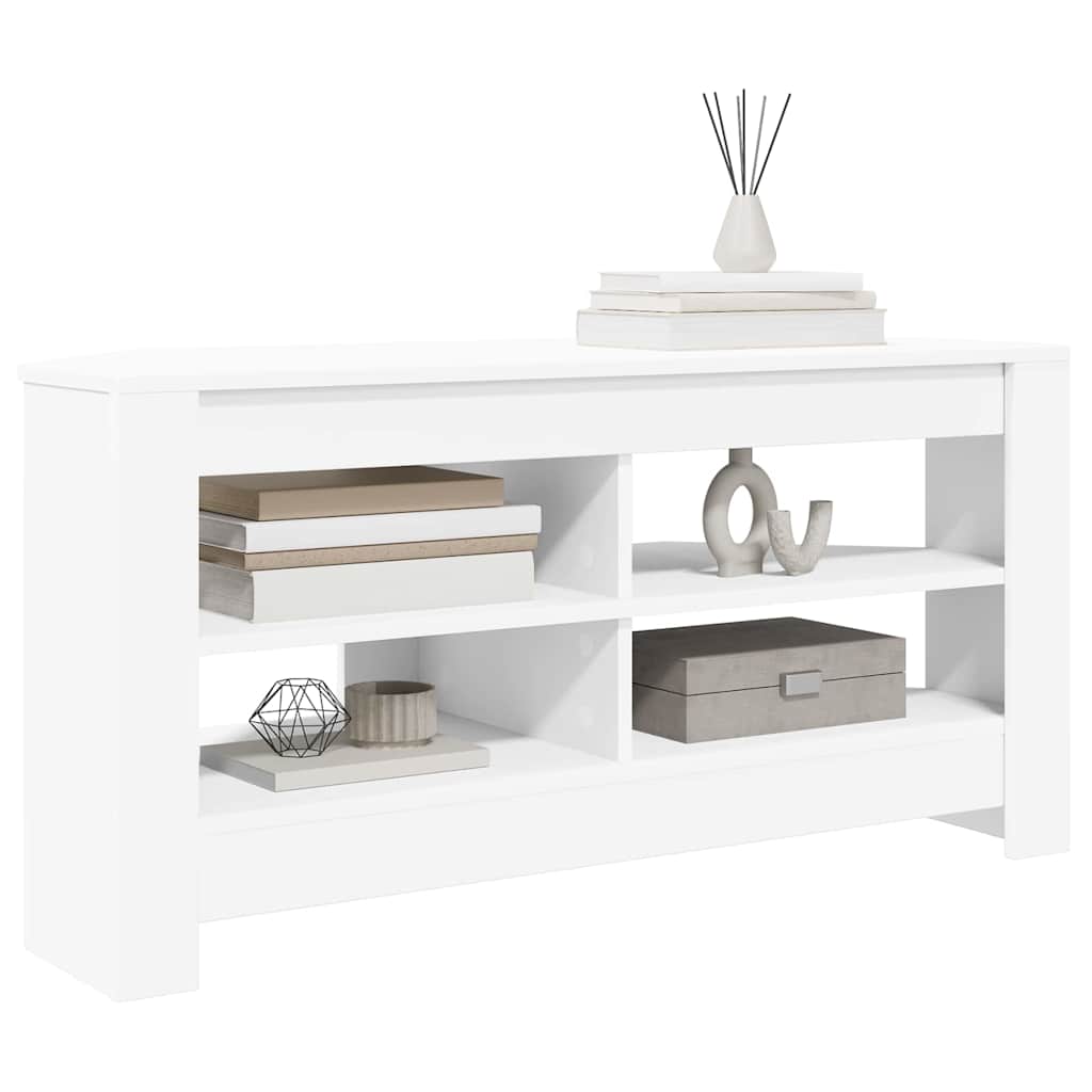 DulapdecoltpentruTV Alb 102 x 40,5 x 45 cm Lemn compozit — imaginea 4