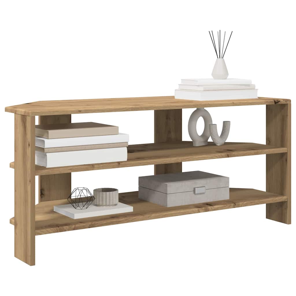DulapdecoltpentruTV Stejar Artizanal 102x40,5x45cm — imaginea 4