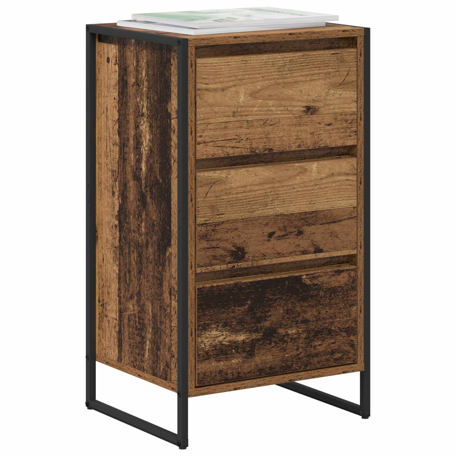Bufet cu sertar Lemn Vechi 42 x 36 x 75.5 cm Lemn compozit — imaginea 3