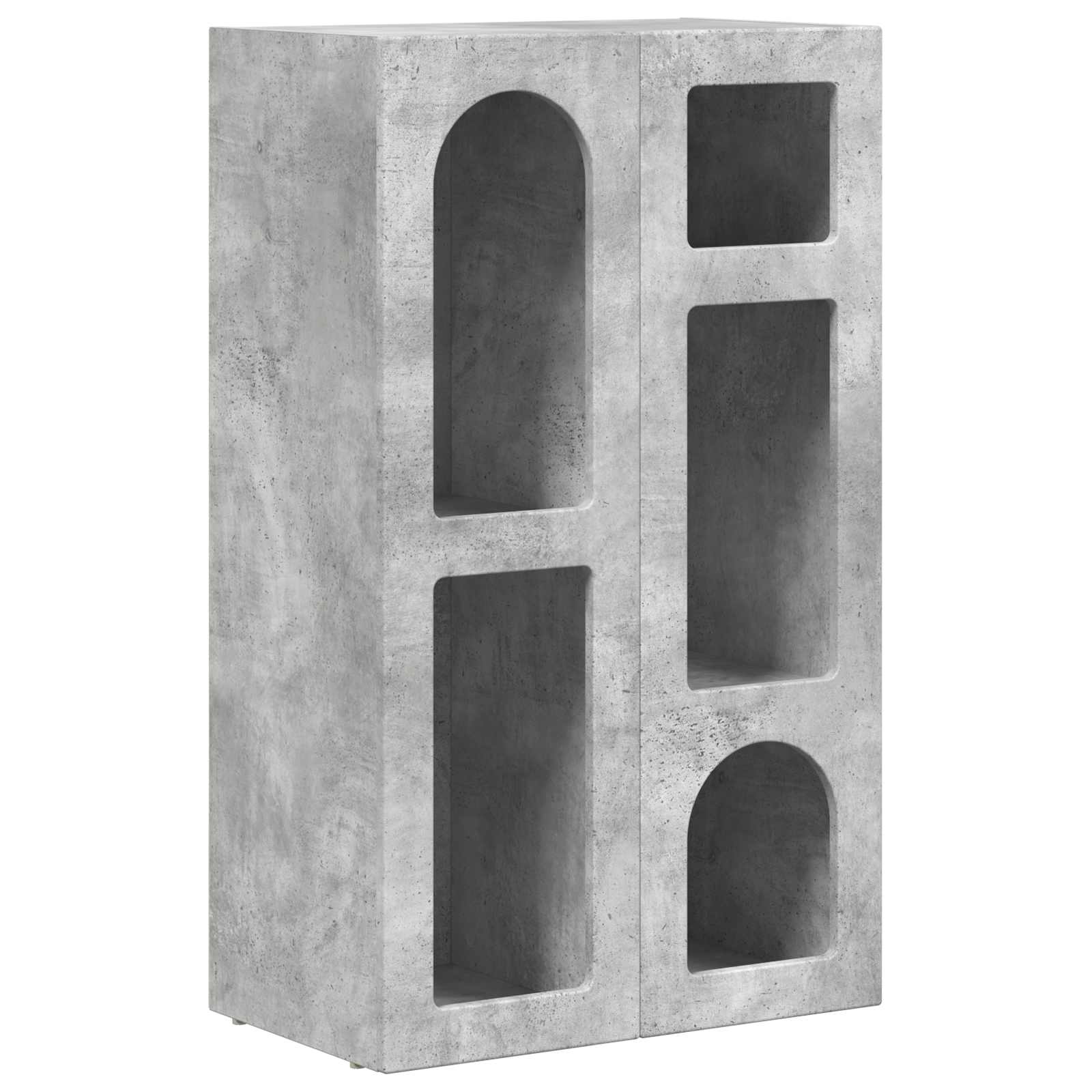 Bufet Gri din beton 59 x 35 x 100,5 cm Lemn compozit