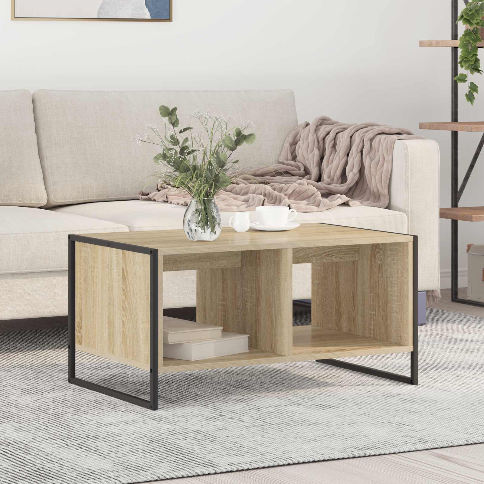Masa de cafea Sonoma 80 x 50 x 40 cm Lemn compozit — imaginea 2