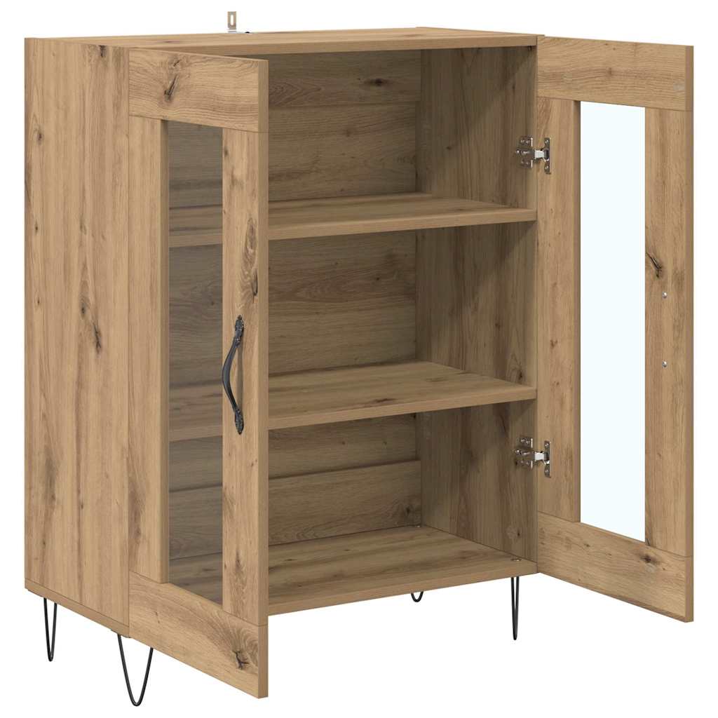 Bufet Stejar Artizanal 69,5 x 34 x 90 cm Lemn compozit — imaginea 6