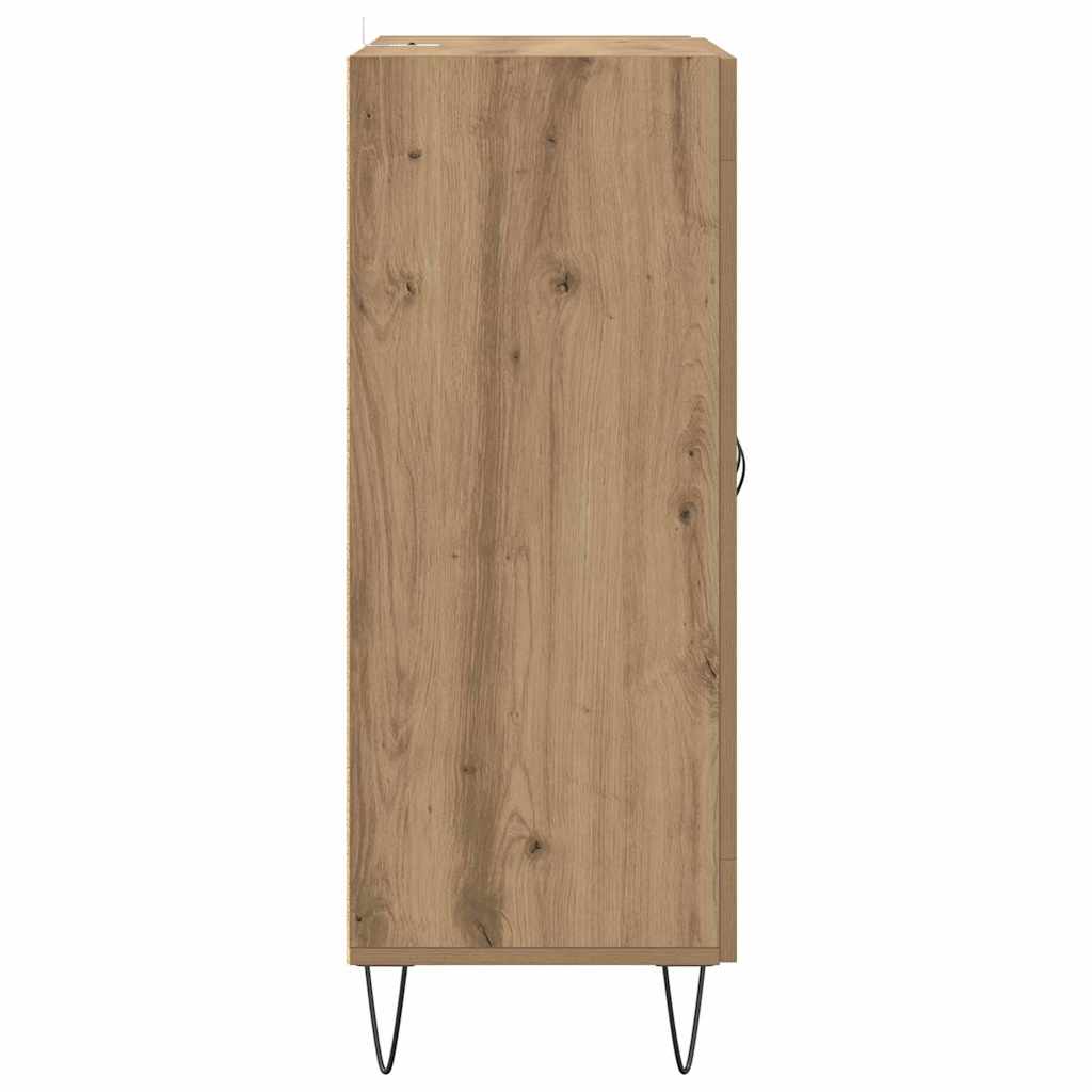 Bufet Stejar Artizanal 69,5 x 34 x 90 cm Lemn compozit — imaginea 8