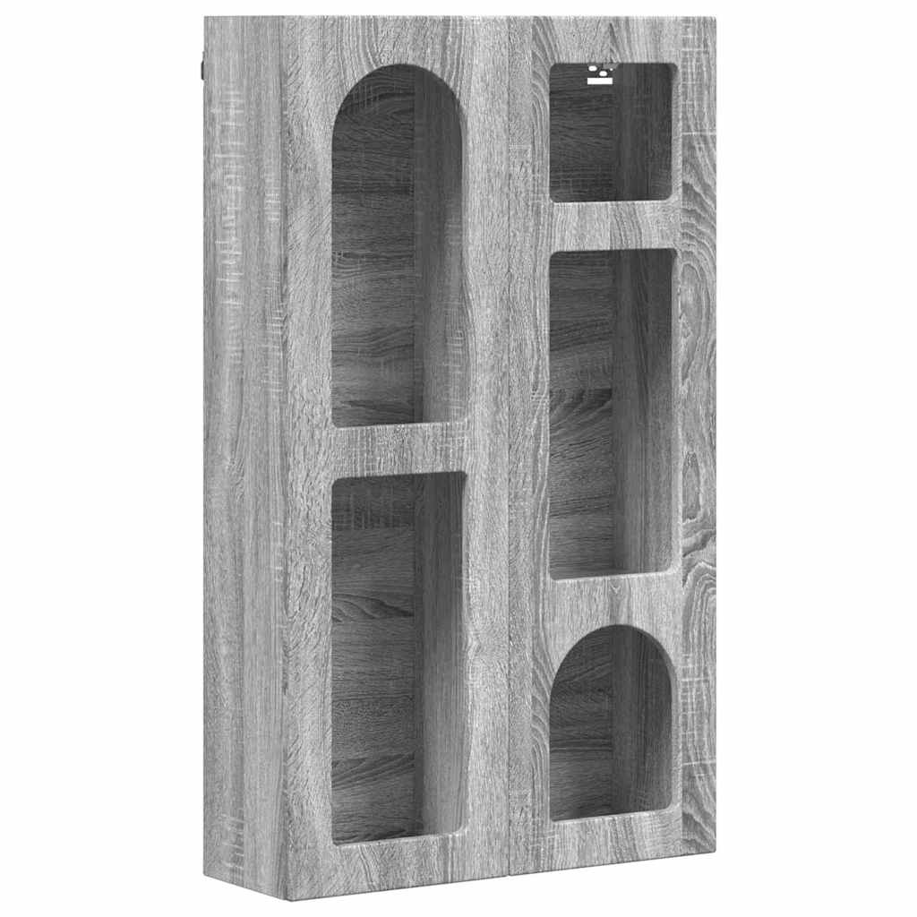 Dulap suspendat Gri Sonoma 59 x 20 x 100 cm Lemn compozit