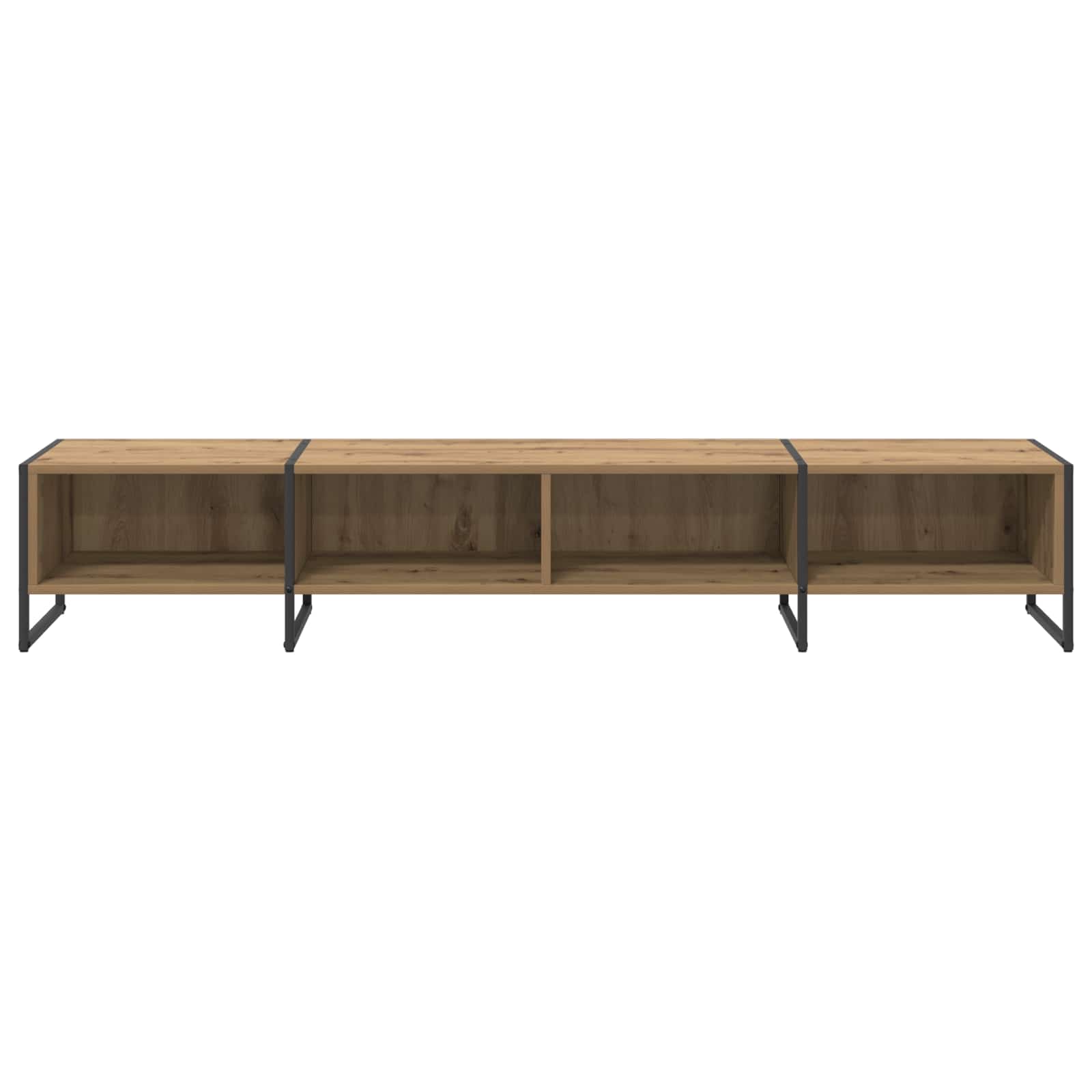 Cabinet TV Stejar artizanal 170.5 x 36 x 30.5 cm Lemn compozit — imaginea 5