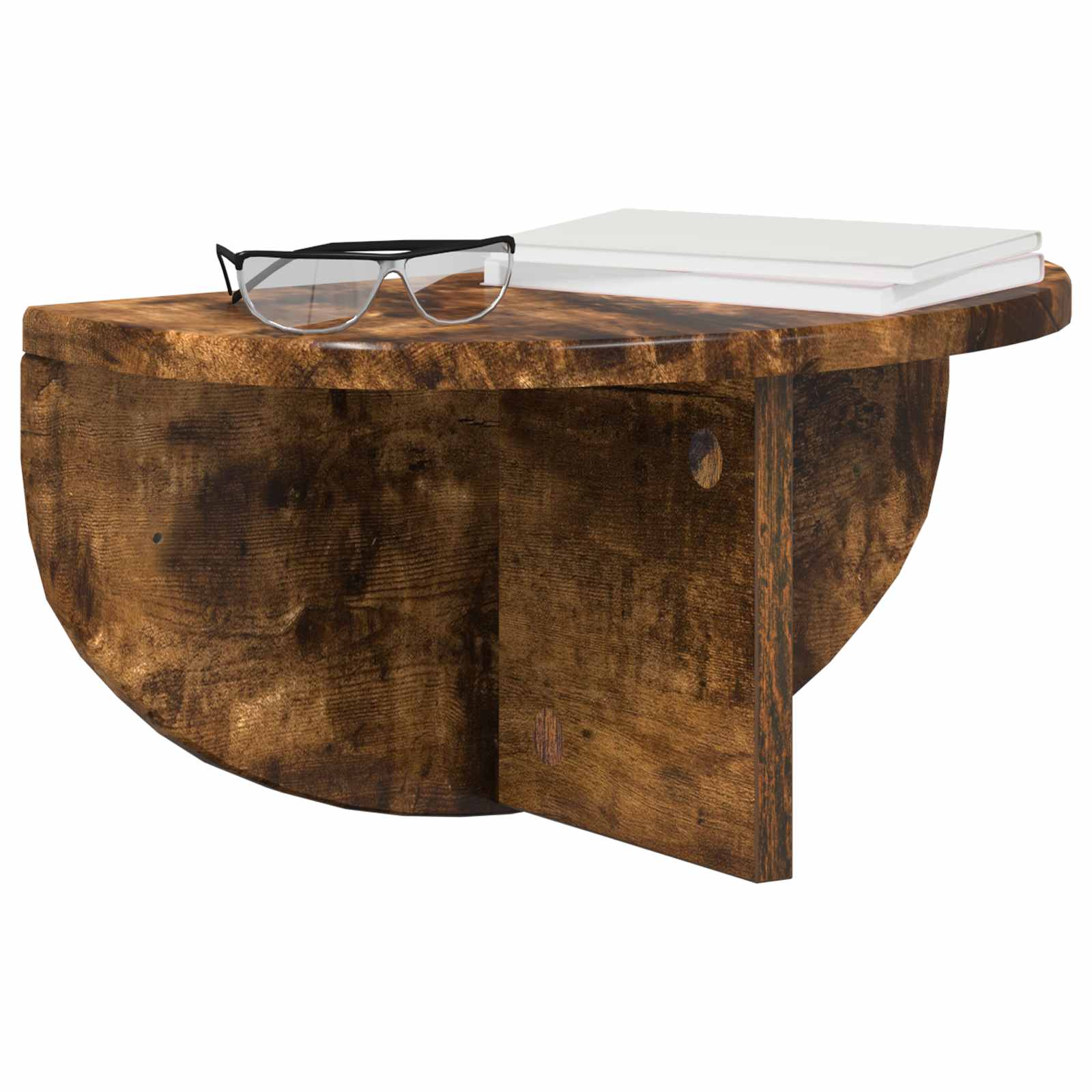 Raft de perete Stejar fumuriu 38 x 19 x 19 cm Lemn compozit — imaginea 3