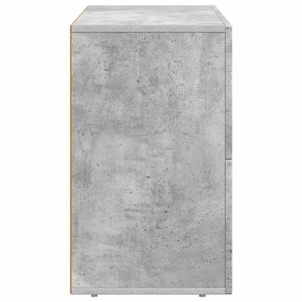 Bufet Gri din beton 80.5 x 35 x 59 cm Lemn compozit — imaginea 8