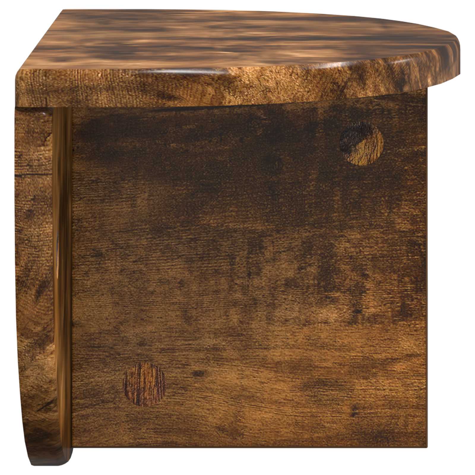 Raft de perete Stejar fumuriu 38 x 19 x 19 cm Lemn compozit — imaginea 6
