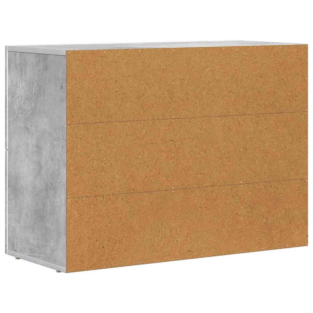 Bufet Gri din beton 80.5 x 35 x 59 cm Lemn compozit — imaginea 9