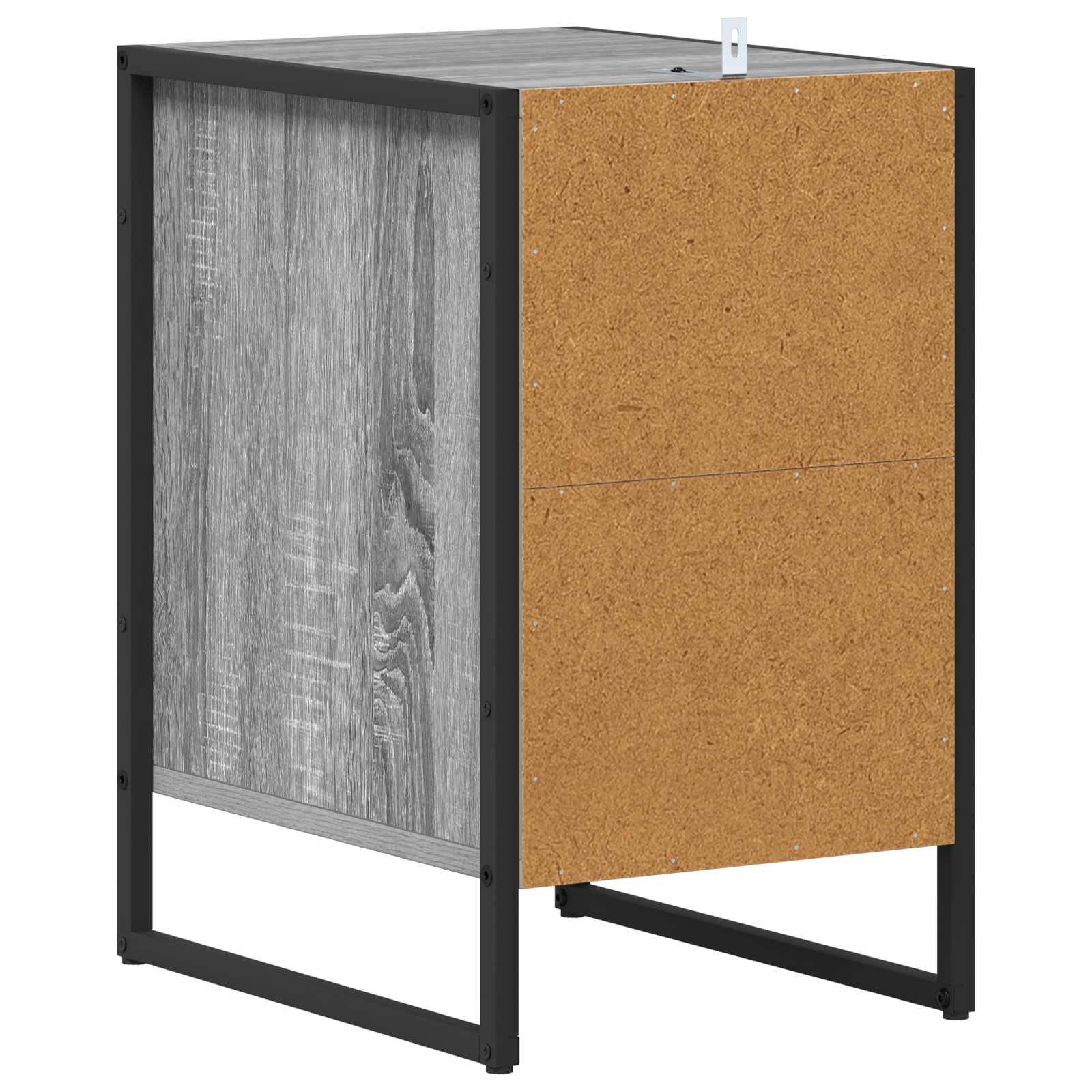 Noptiera 2 pcs Gri Sonoma 39,5 x 30 x 50 cm Lemn compozit — imaginea 9