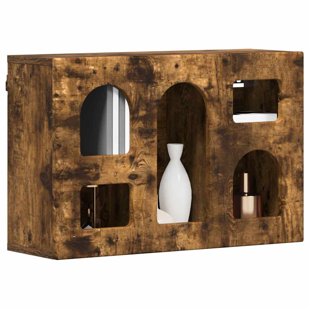 Dulap suspendat Stejar fumuriu 60 x 20 x 40 cm Lemn compozit — imaginea 4