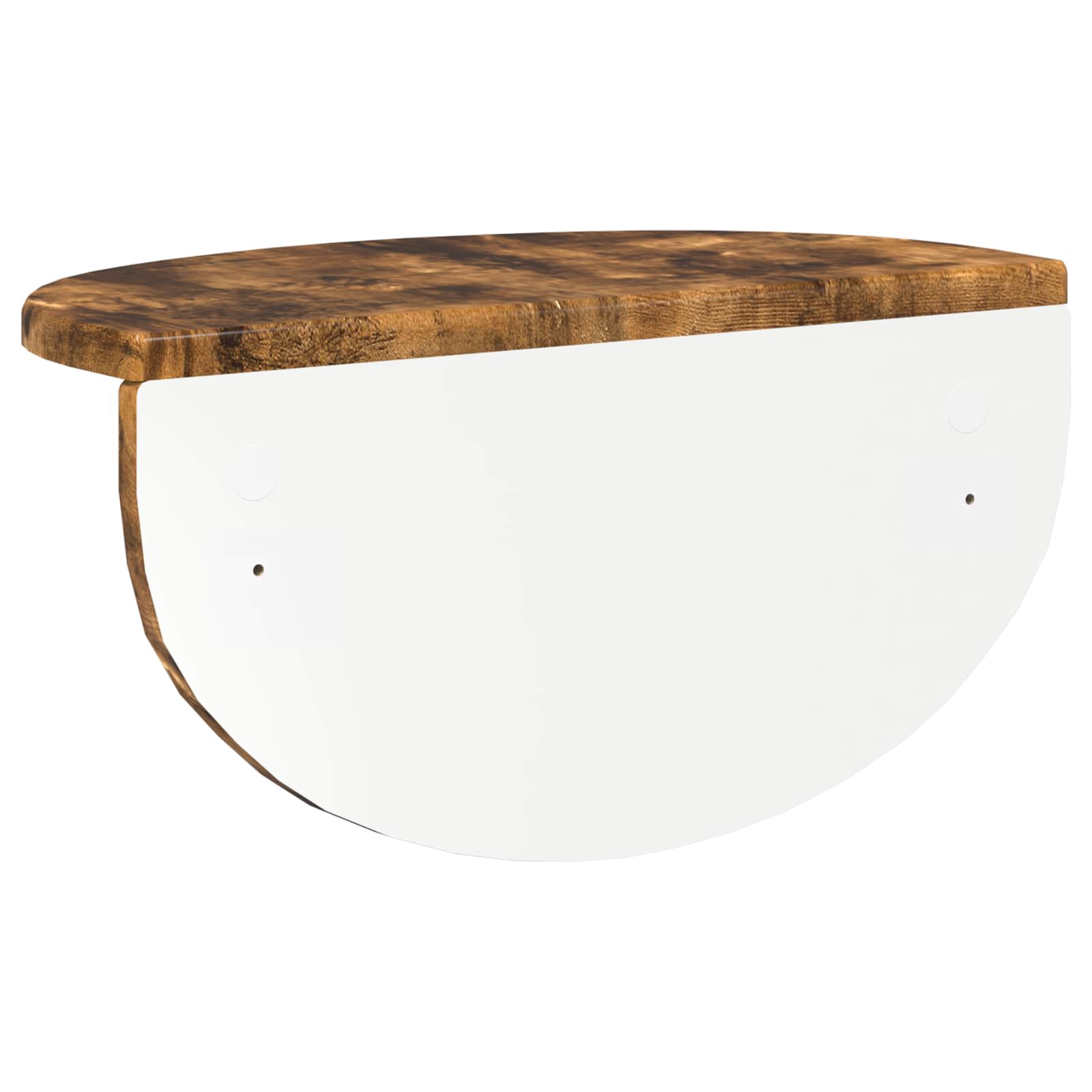 Raft de perete Stejar fumuriu 38 x 19 x 19 cm Lemn compozit — imaginea 7