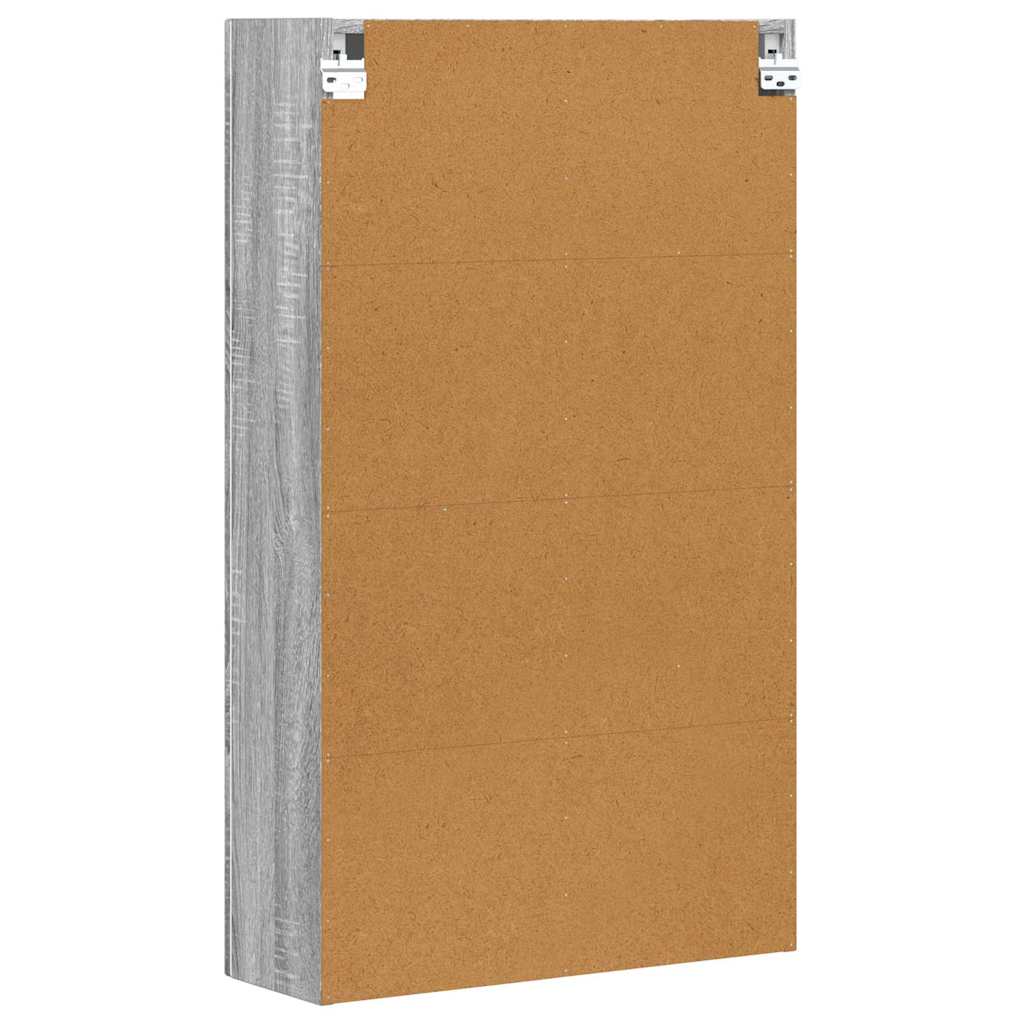 Dulap suspendat Gri Sonoma 59 x 20 x 100 cm Lemn compozit — imaginea 8