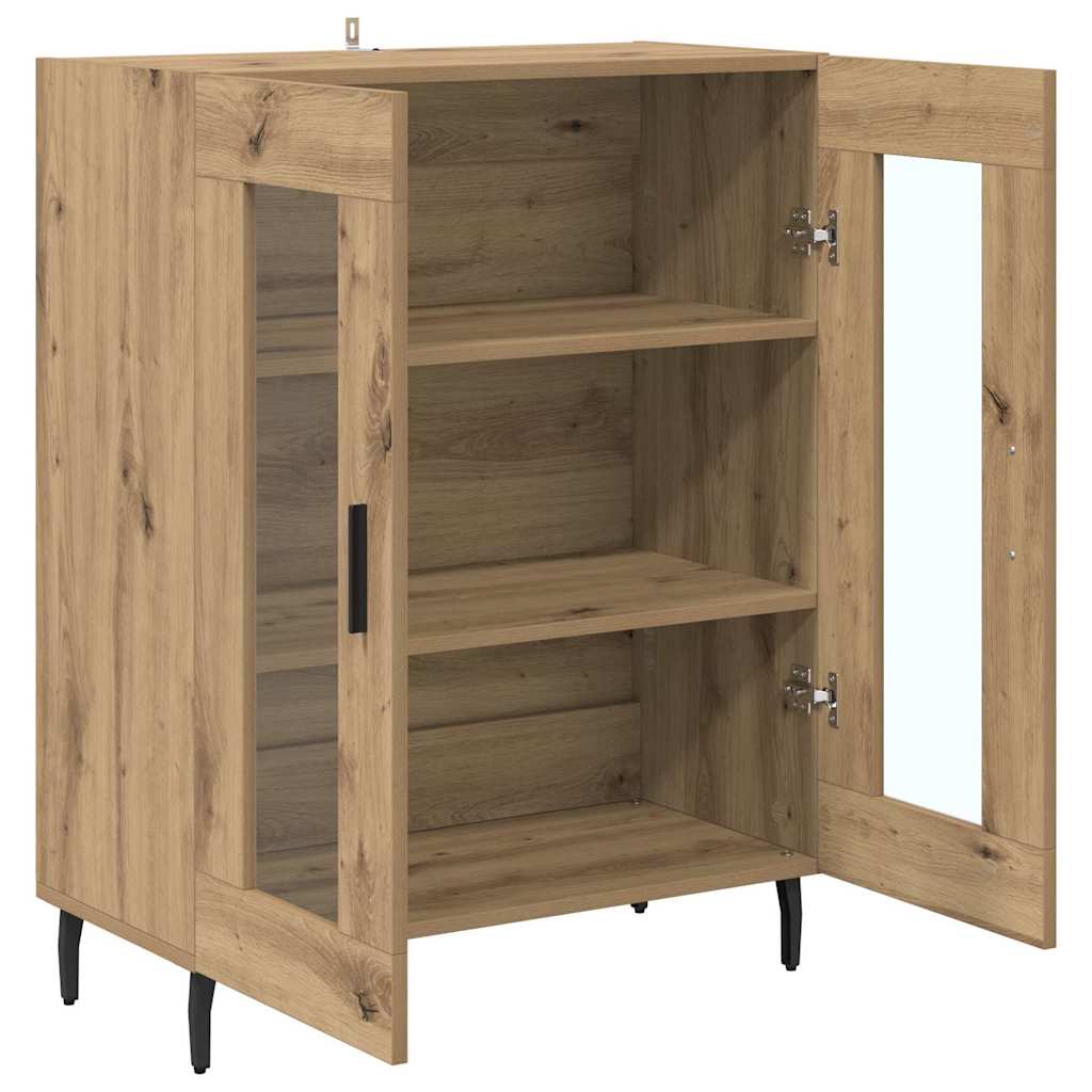 Bufet Stejar Artizanal 69,5 x 34 x 90 cm Lemn compozit — imaginea 6