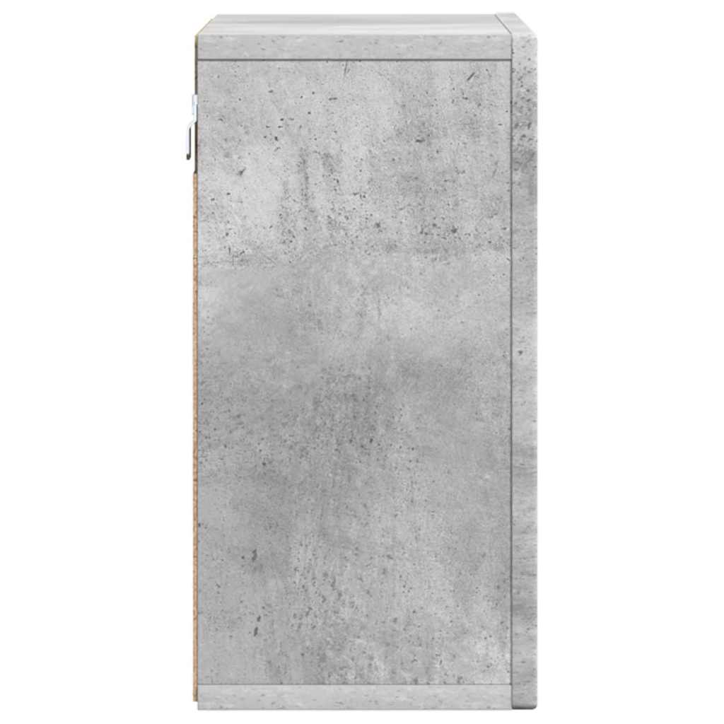 Dulap suspendat Gri din beton 60 x 20 x 40 cm Lemn compozit — imaginea 6