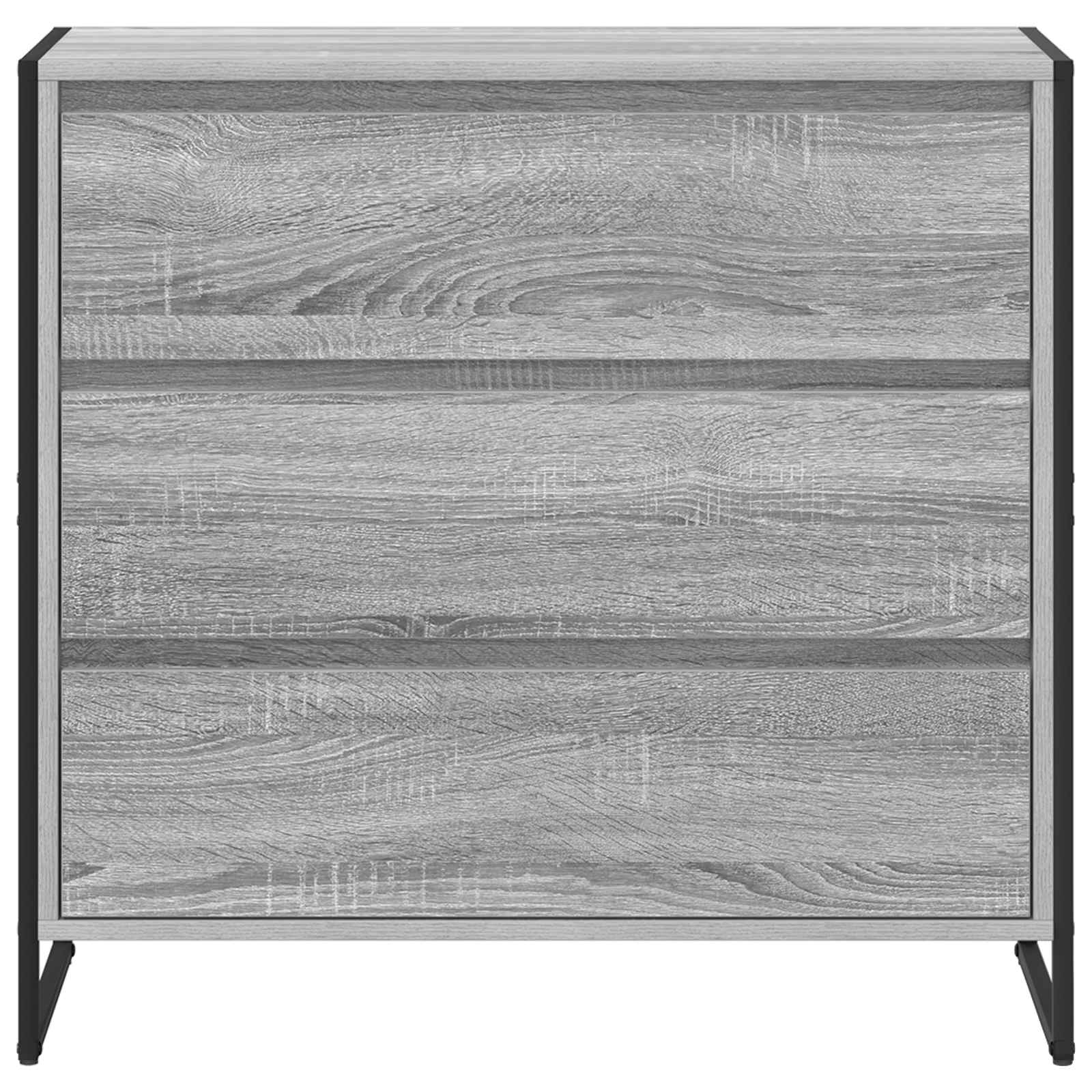 Bufet cu sertar Gri Sonoma 79 x 36 x 75.5 cm Lemn compozit — imaginea 6