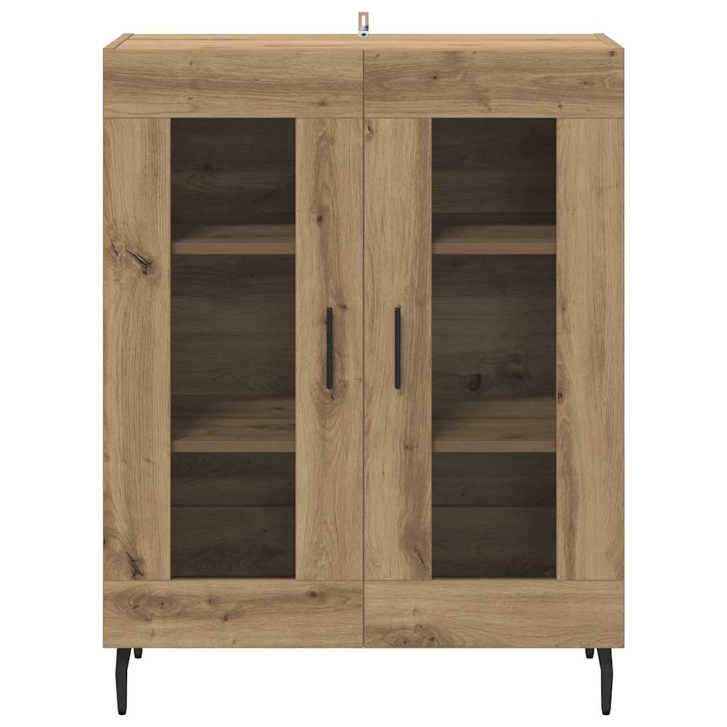 Bufet Stejar Artizanal 69,5 x 34 x 90 cm Lemn compozit — imaginea 7