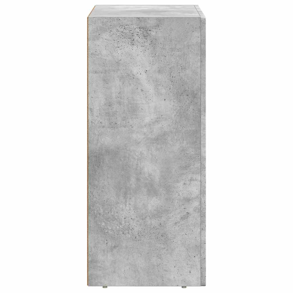 Bufet Gri din beton 59 x 35 x 80.5 cm Lemn compozit — imaginea 8