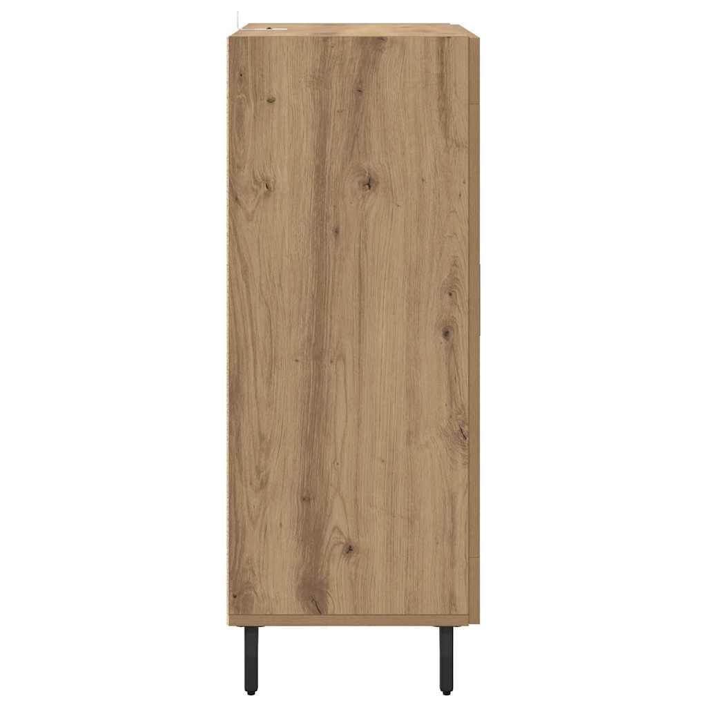 Bufet Stejar Artizanal 69,5 x 34 x 90 cm Lemn compozit — imaginea 8