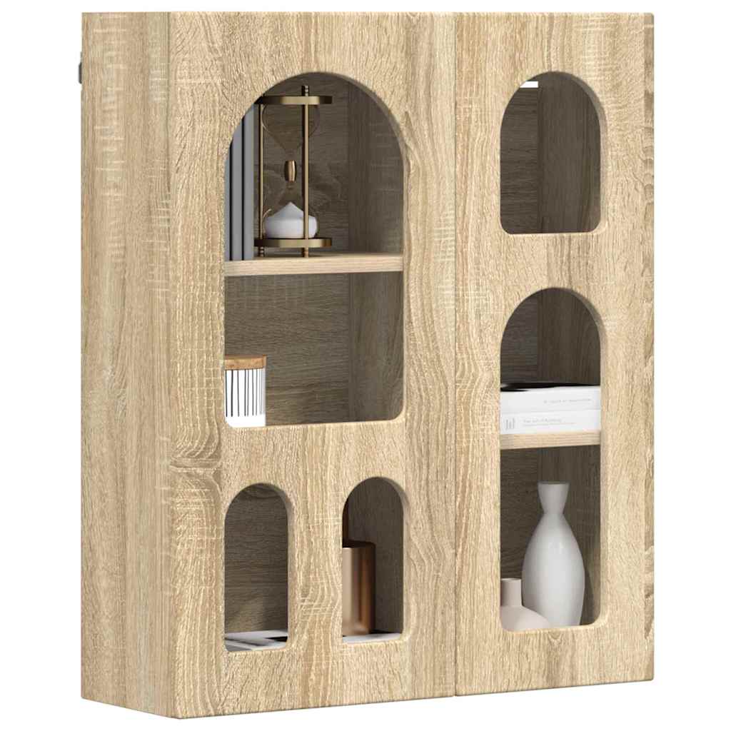 Dulap suspendat Stejar Sonoma 59 x 20 x 71.5 cm Lemn compozit — imaginea 4
